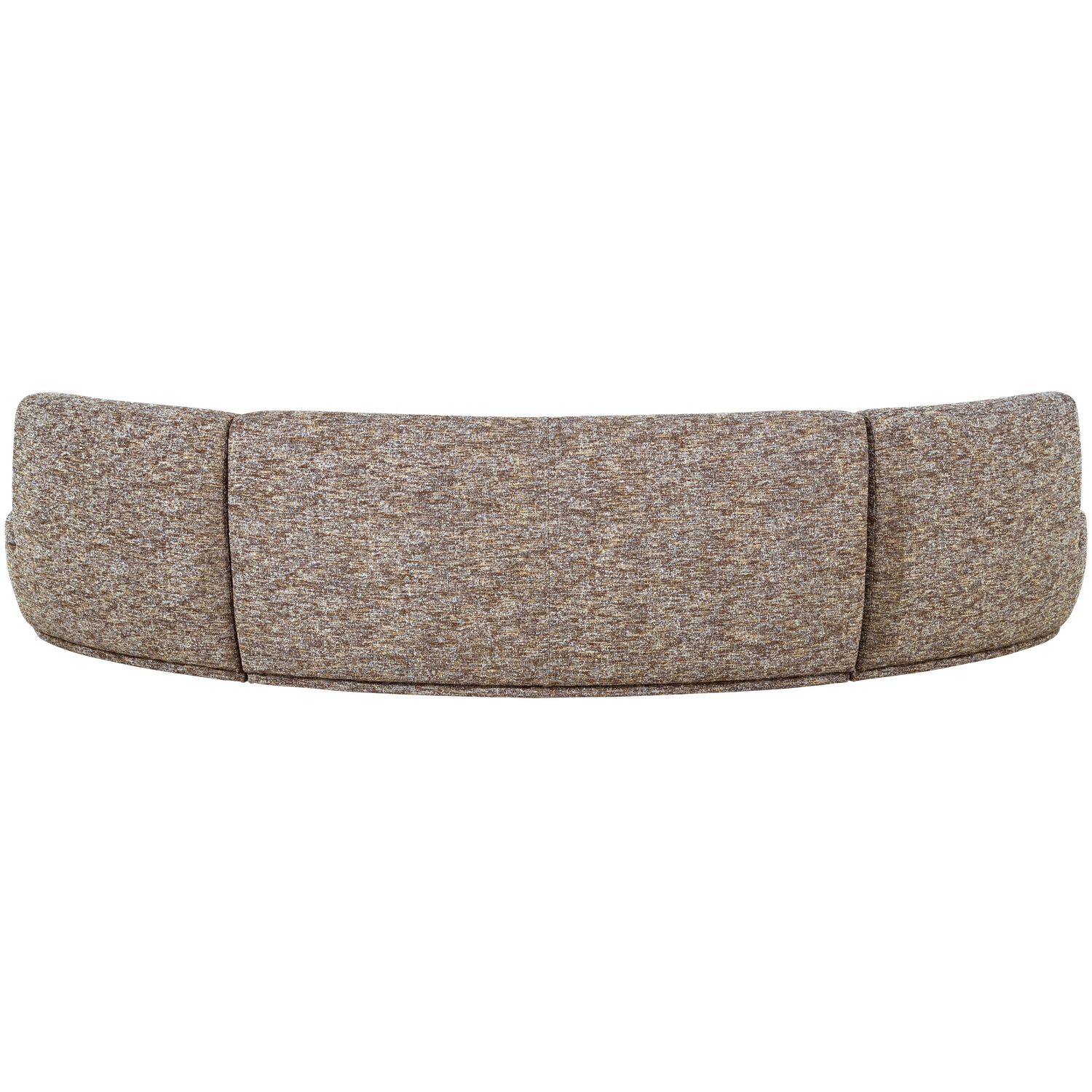 BATAVIER HALF ROUND SOFA 6-SEATER LIGHT BROWN MELANGE