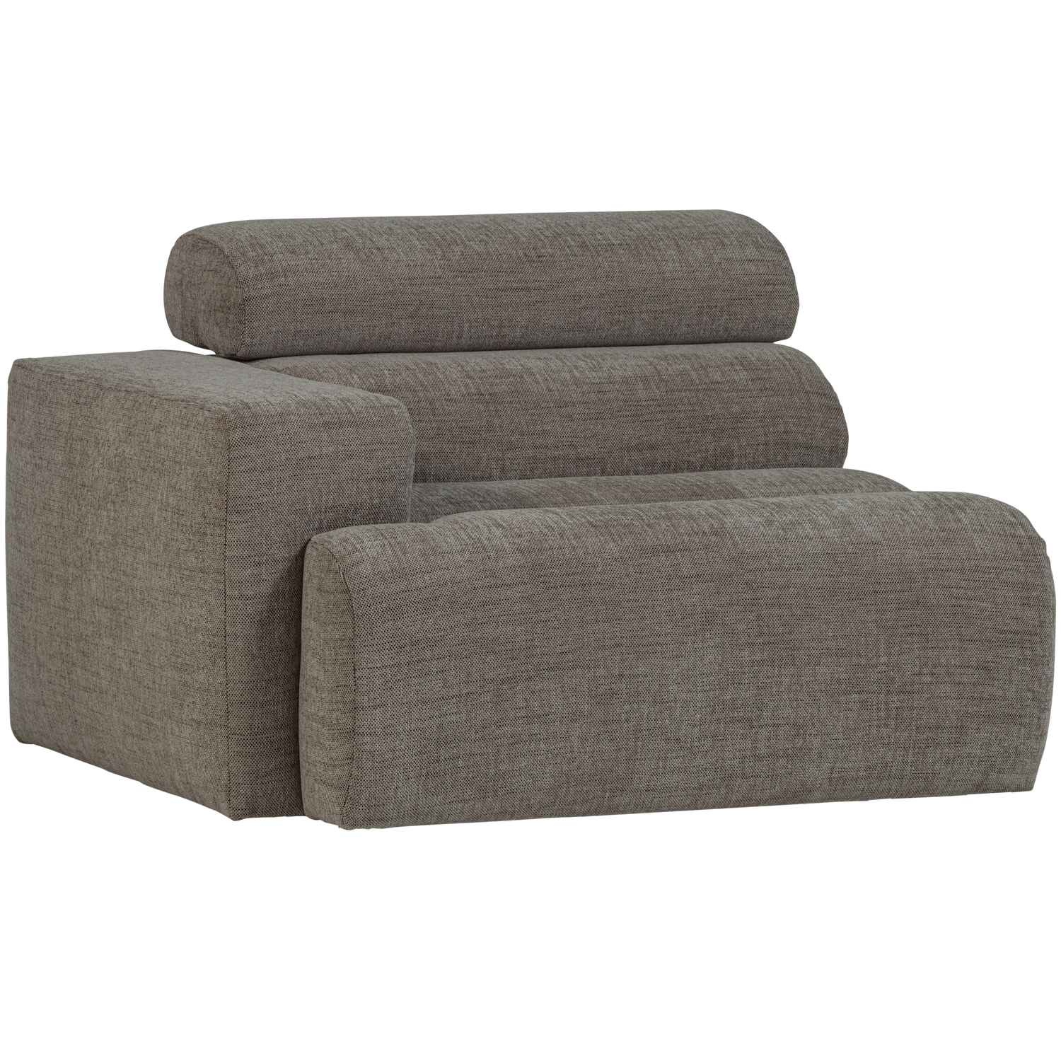 WOOOD canapea modulara NOVI 1-SEATER ELEMENT | 100% Pes | Gri | 86x109x113 cm
