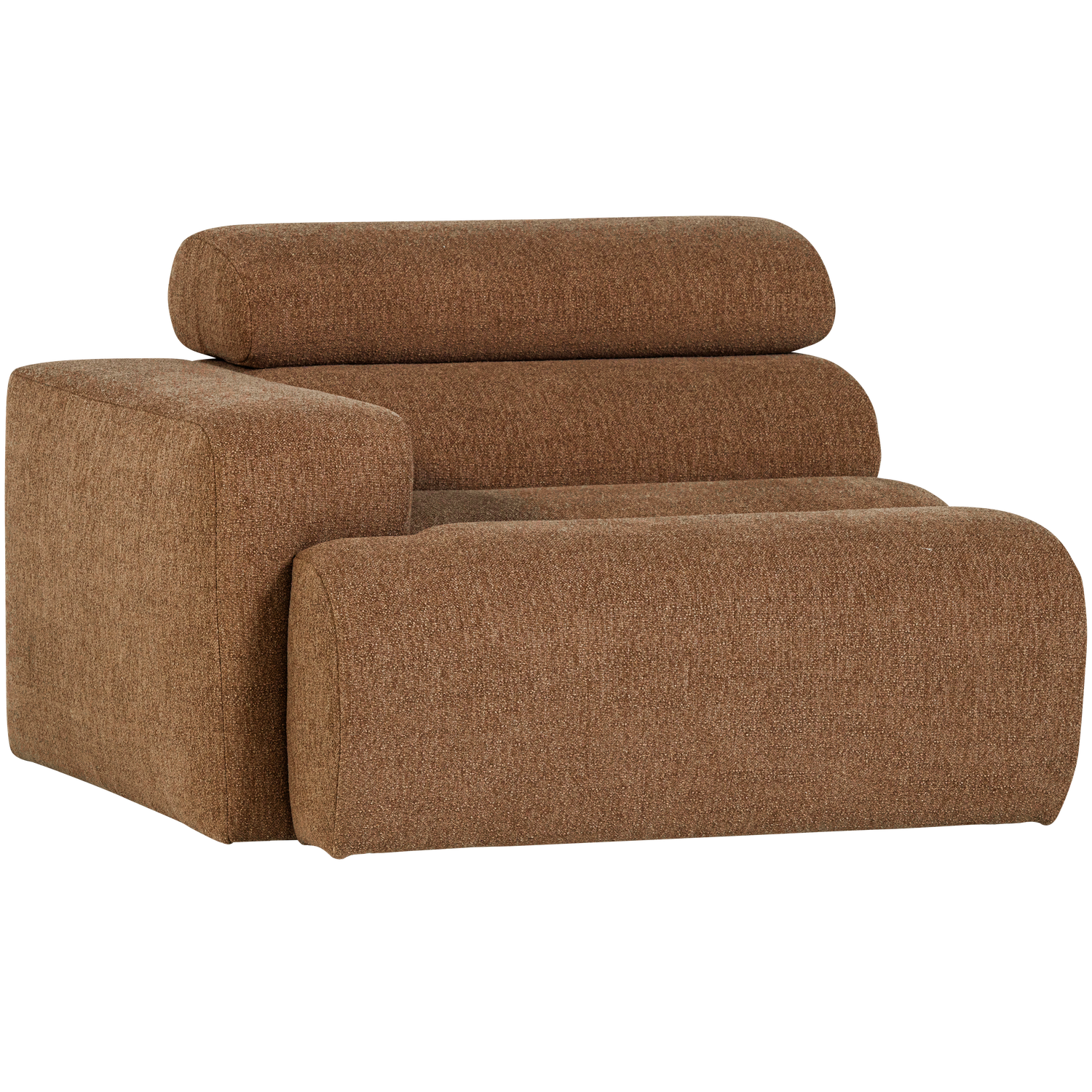 WOOOD canapea modulara NOVI 1-SEATER ELEMENT | 100% Pes | Caramel | 86x109x113 cm