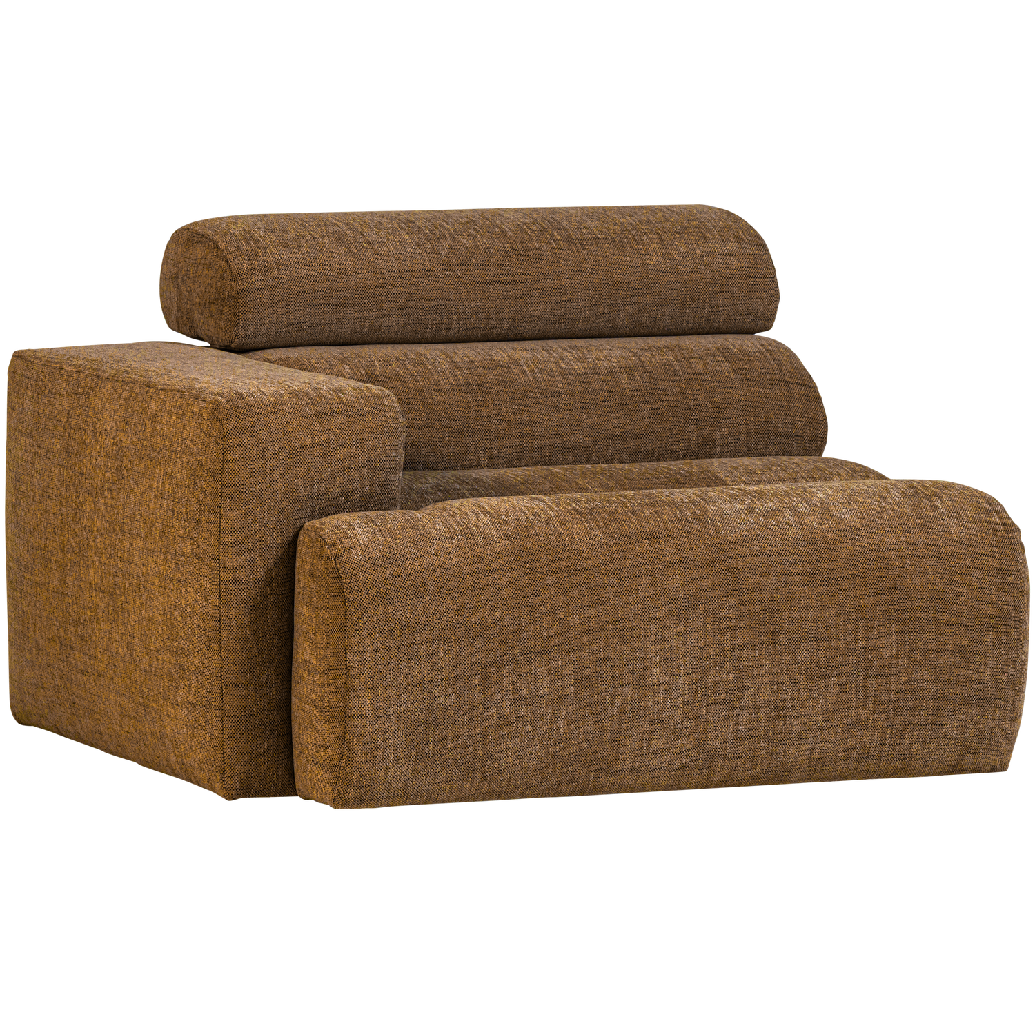 WOOOD canapea modulara NOVI 1-SEATER ELEMENT | 100% Pes | Caramel | 86x109x113 cm