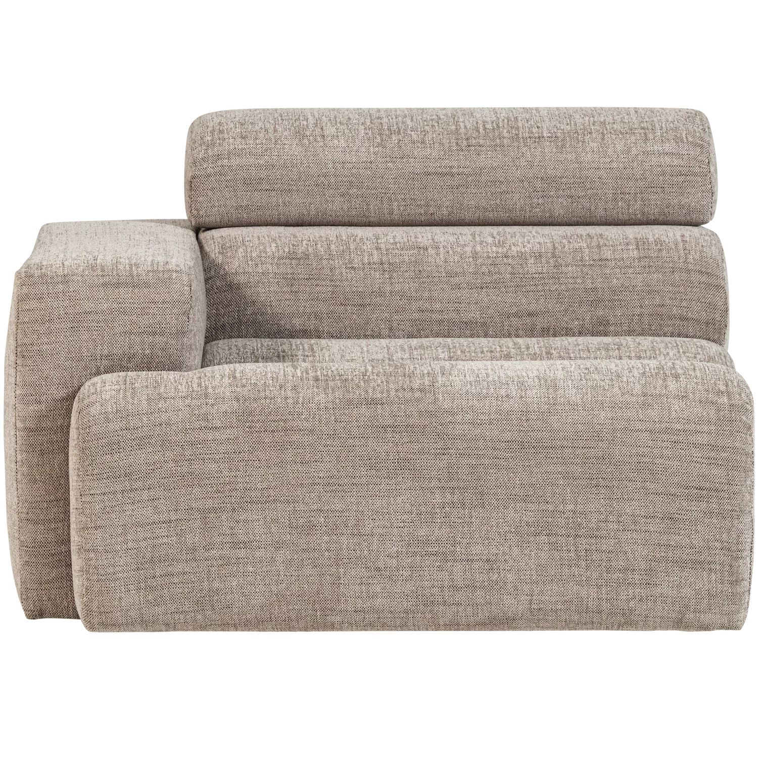 NOVI 1-SEATER ELEMENT ARM LEFT NATURAL MELANGE