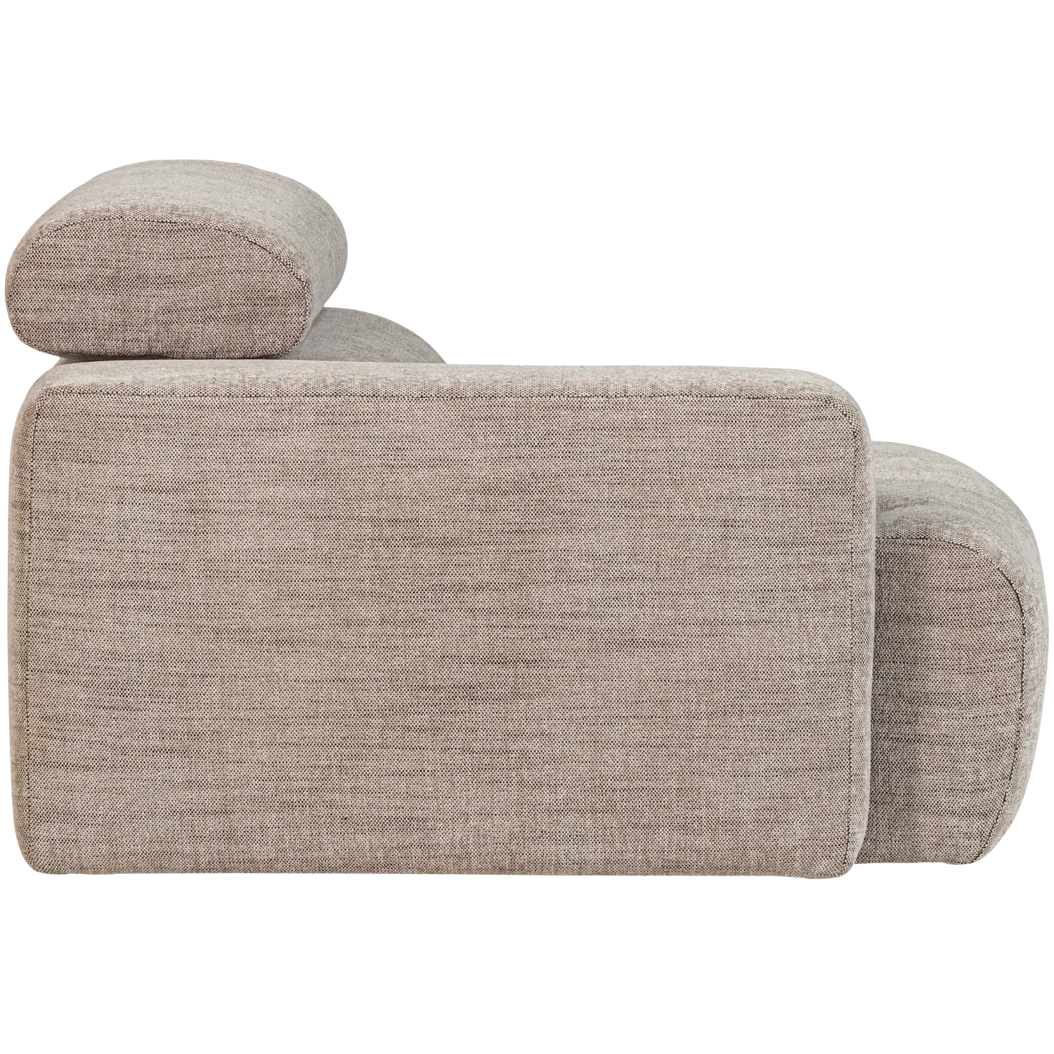 NOVI 1-SEATER ELEMENT ARM LEFT NATURAL MELANGE
