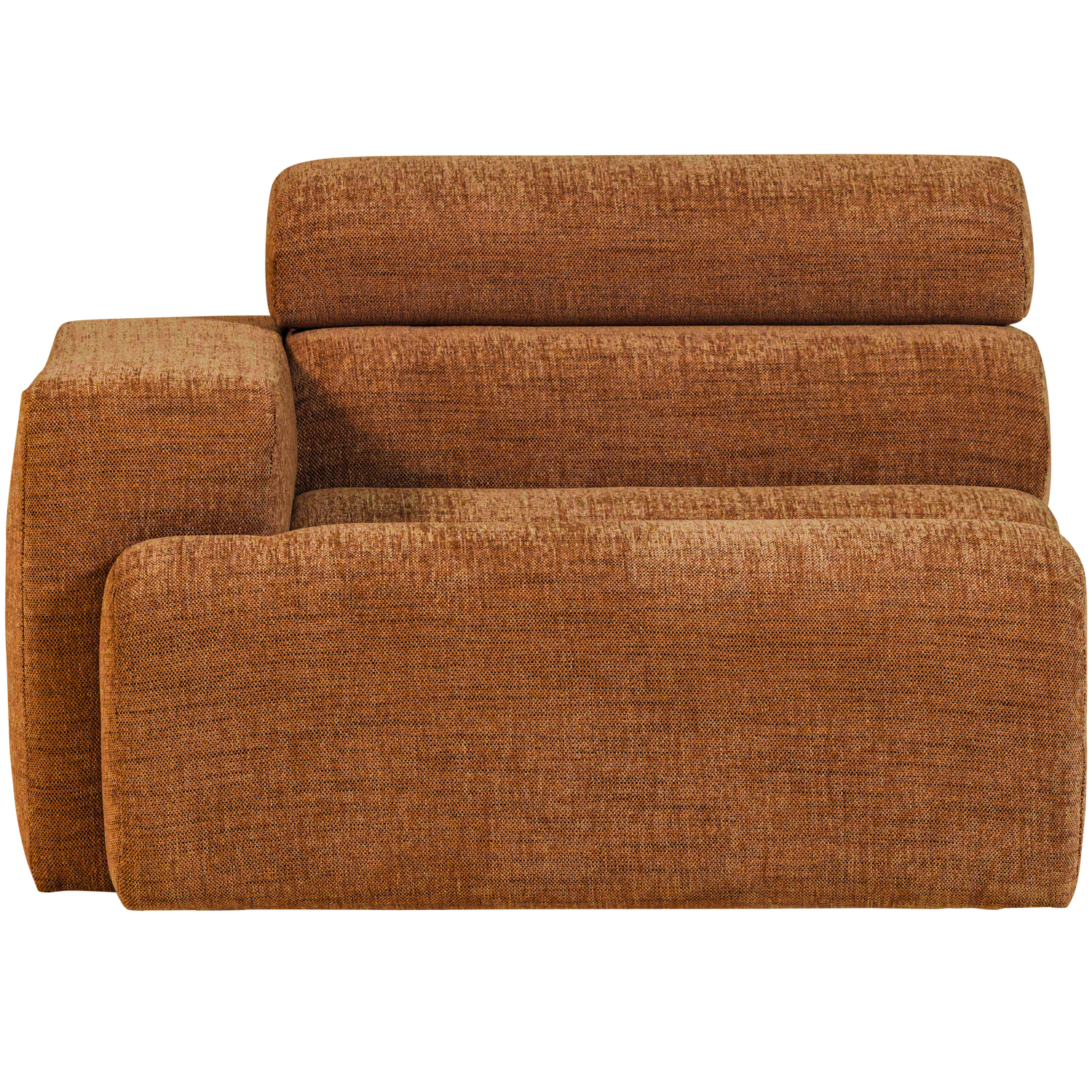 WOOOD canapea modulara NOVI 1-SEATER ELEMENT | 100% Pes | Portocaliu | 86x109x113 cm
