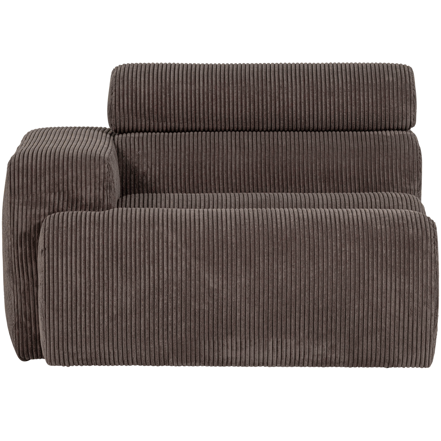 WOOOD canapea modulara NOVI 1-SEATER ELEMENT | 88% Pes / 12% Pac | Maro | 86x109x113 cm