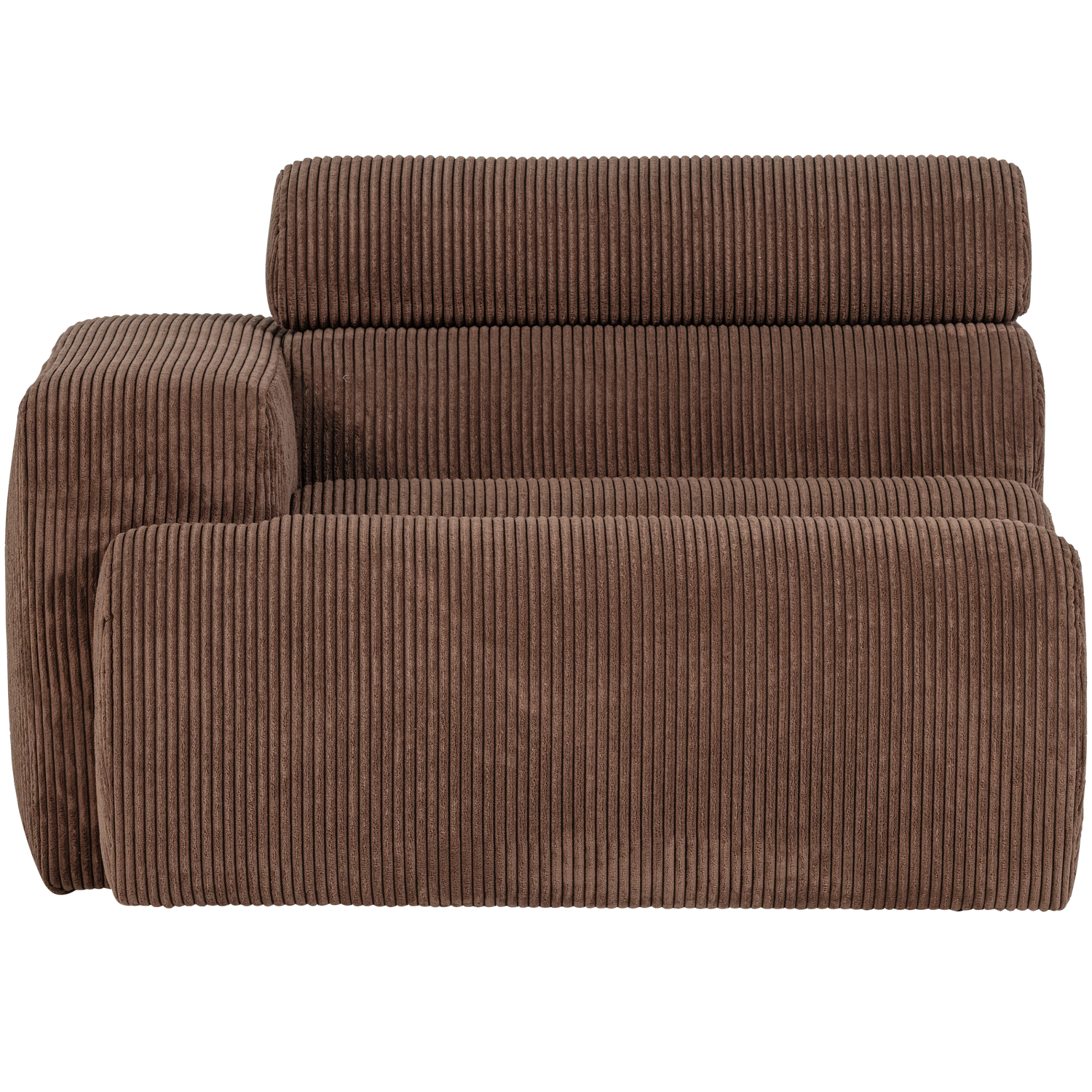 WOOOD canapea modulara NOVI 1-SEATER ELEMENT | 88% Pes / 12% Pac | Maro | 86x109x113 cm