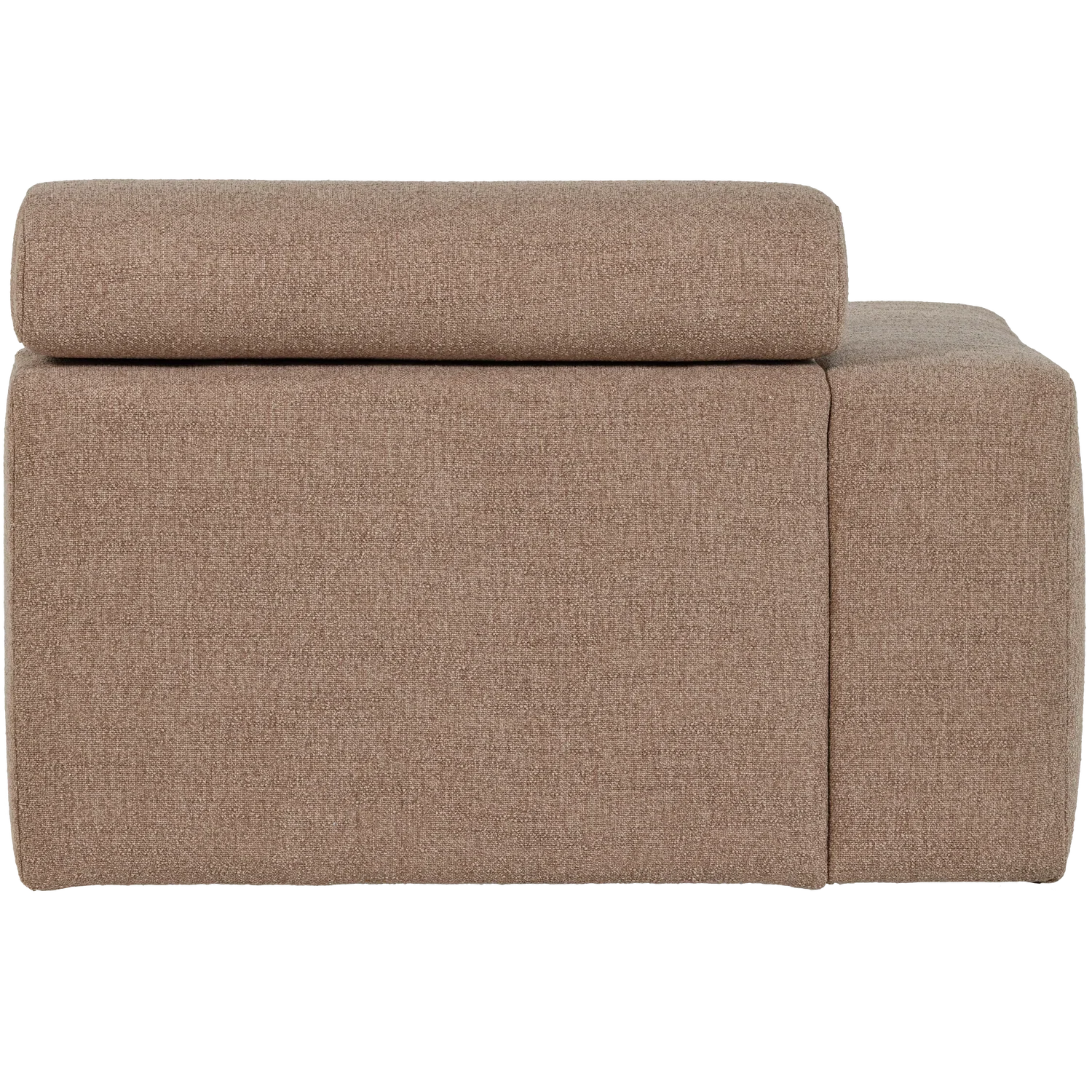 NOVI 1-SEATER ELEMENT ARM LEFT BOUCLE TAUPE