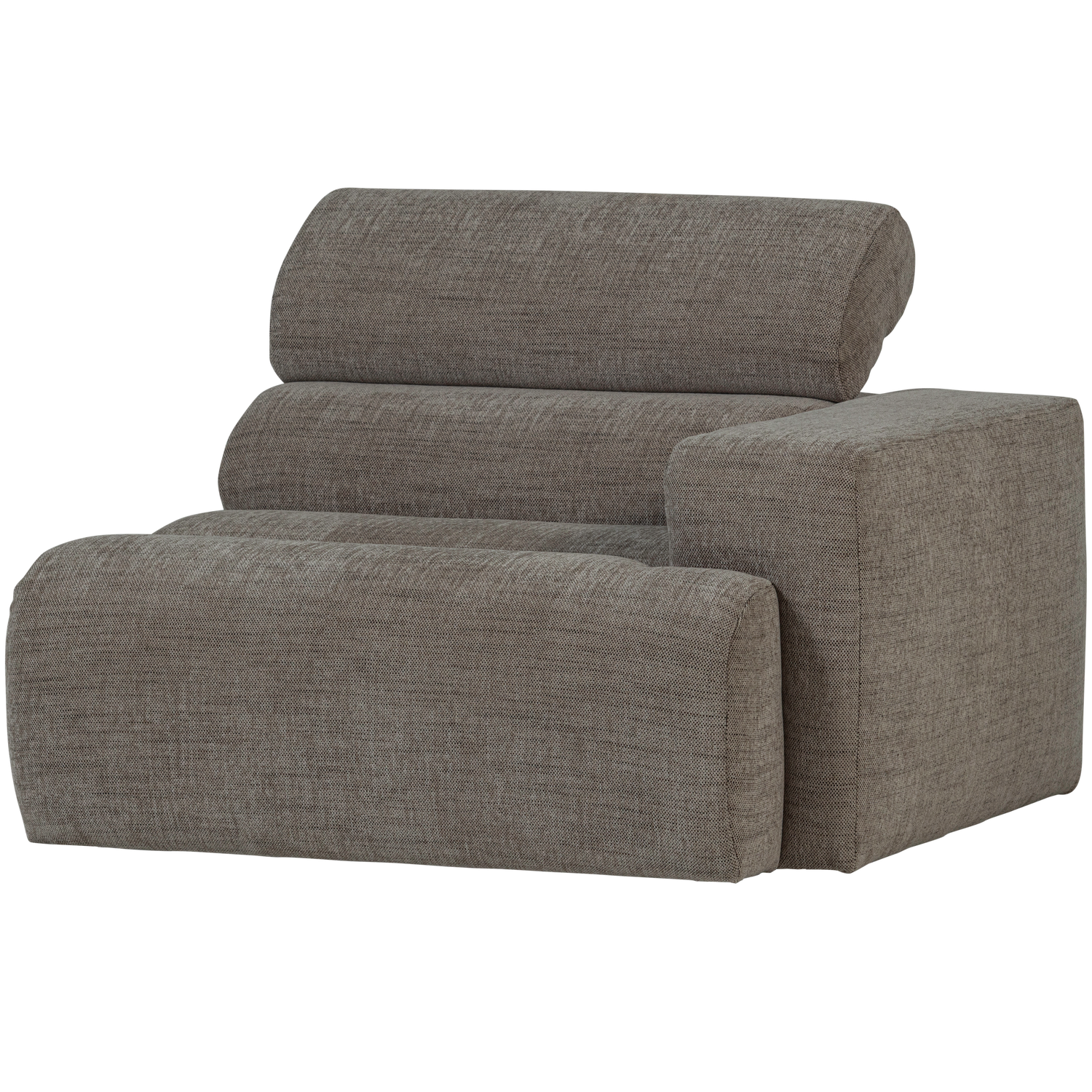 WOOOD canapea modulara NOVI 1-SEATER ELEMENT | 100% Pes | Gri | 86x109x113 cm