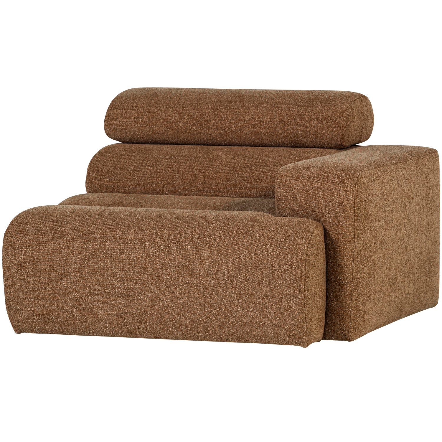 WOOOD canapea modulara NOVI 1-SEATER ELEMENT | 100% Pes | Caramel | 86x109x113 cm