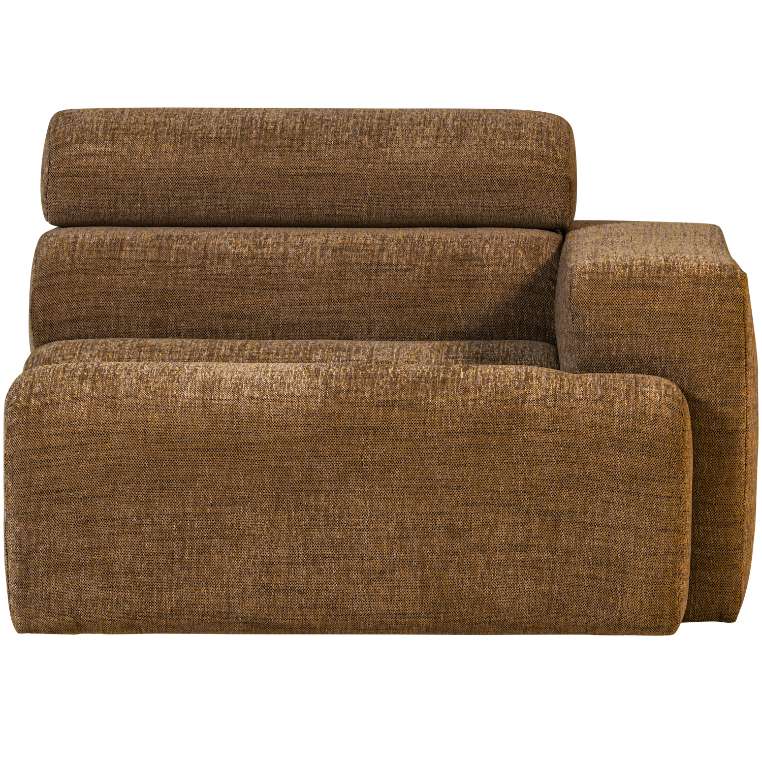 WOOOD canapea modulara NOVI 1-SEATER ELEMENT | 100% Pes | Caramel | 86x109x113 cm