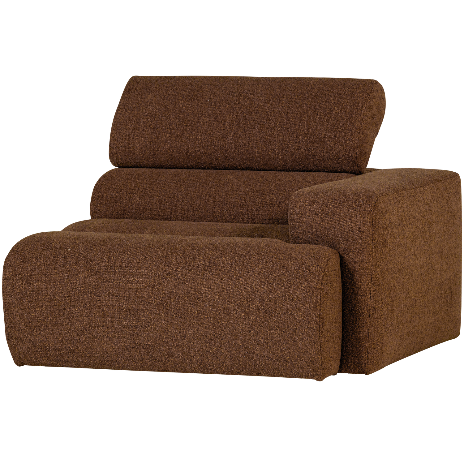 WOOOD canapea modulara NOVI 1-SEATER ELEMENT | 100% Pes | Maro | 86x109x113 cm