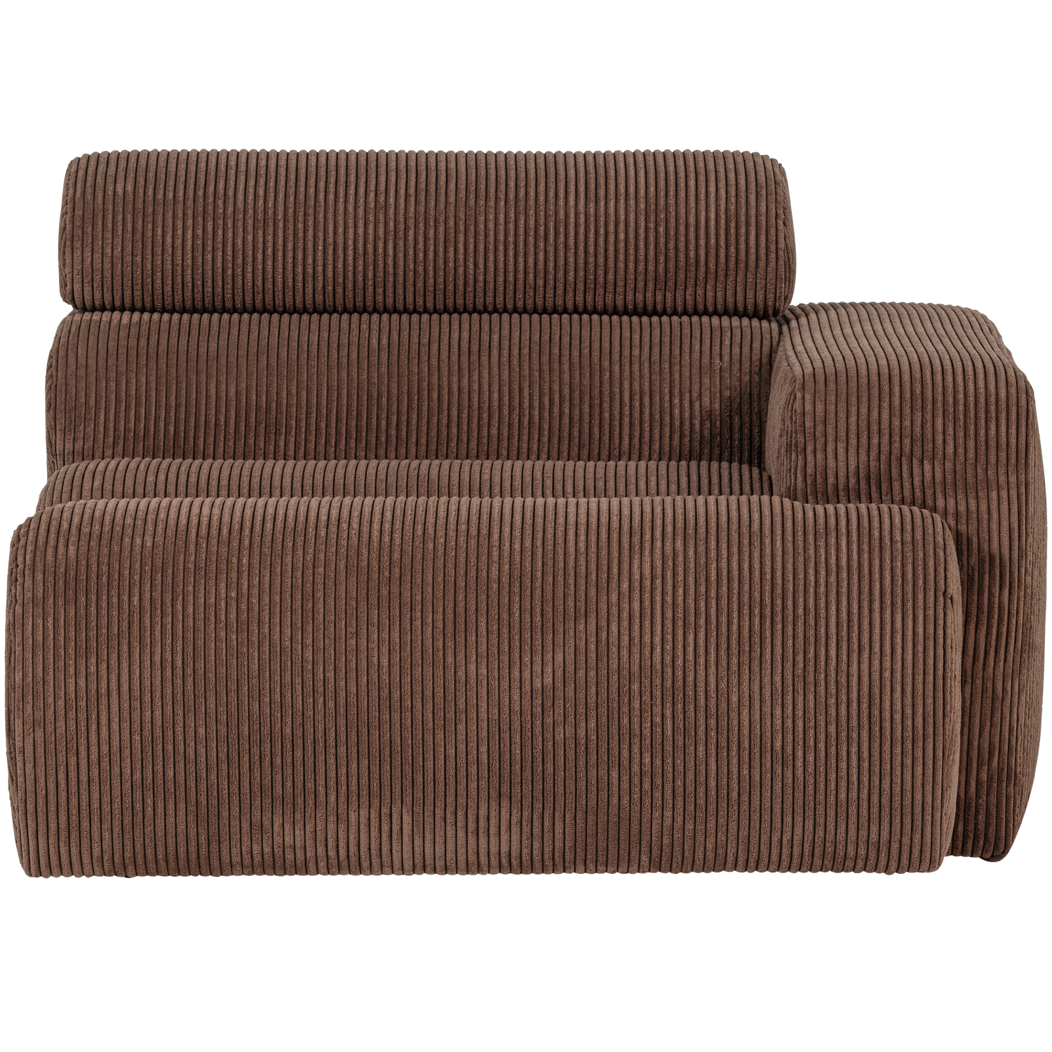 WOOOD canapea modulara NOVI 1-SEATER ELEMENT | 88% Pes / 12% Pac | Maro | 86x109x113 cm