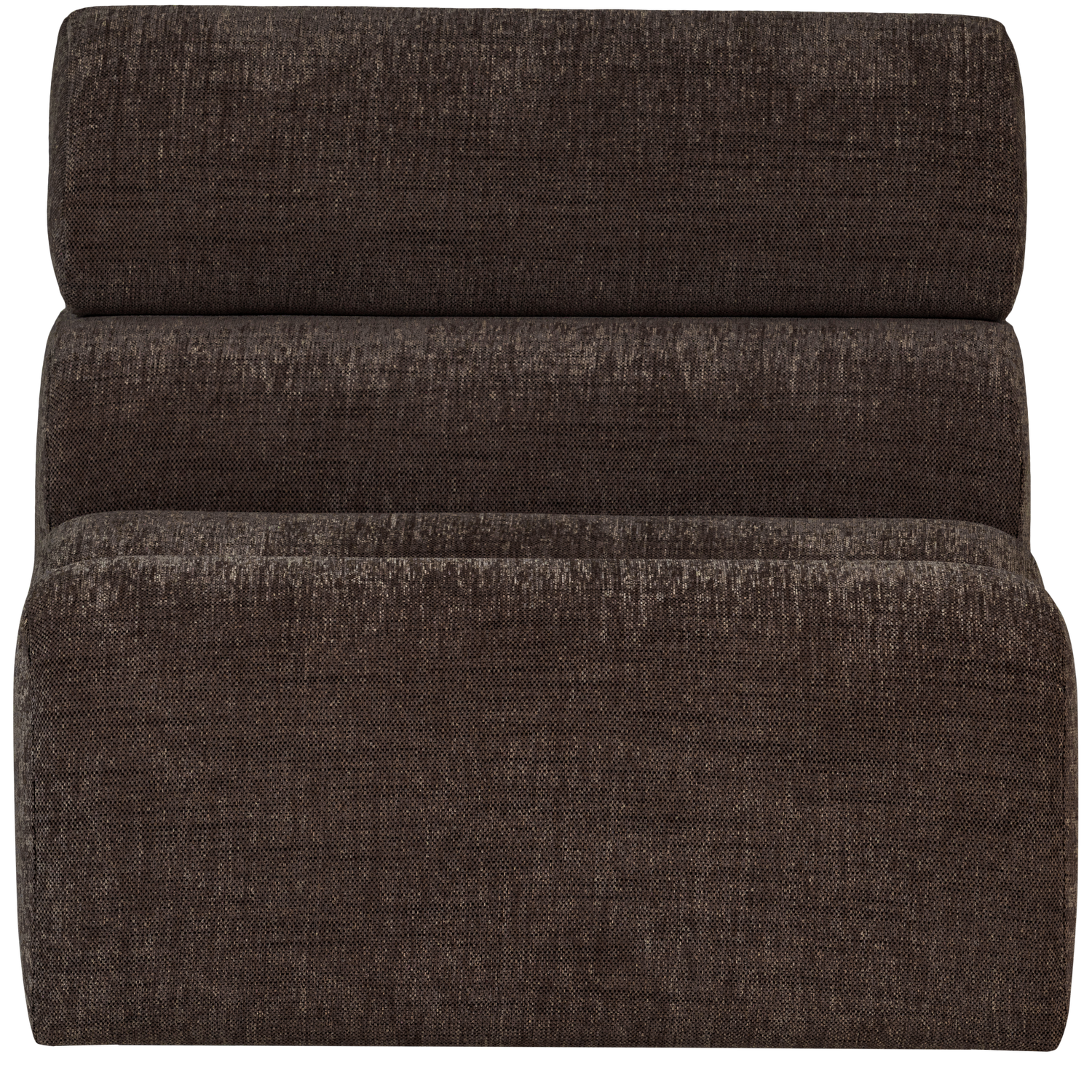WOOOD canapea modulara NOVI 1-SEATER ELEMENT DARK | 100% Pes | Maro inchis | 86x82x113 cm