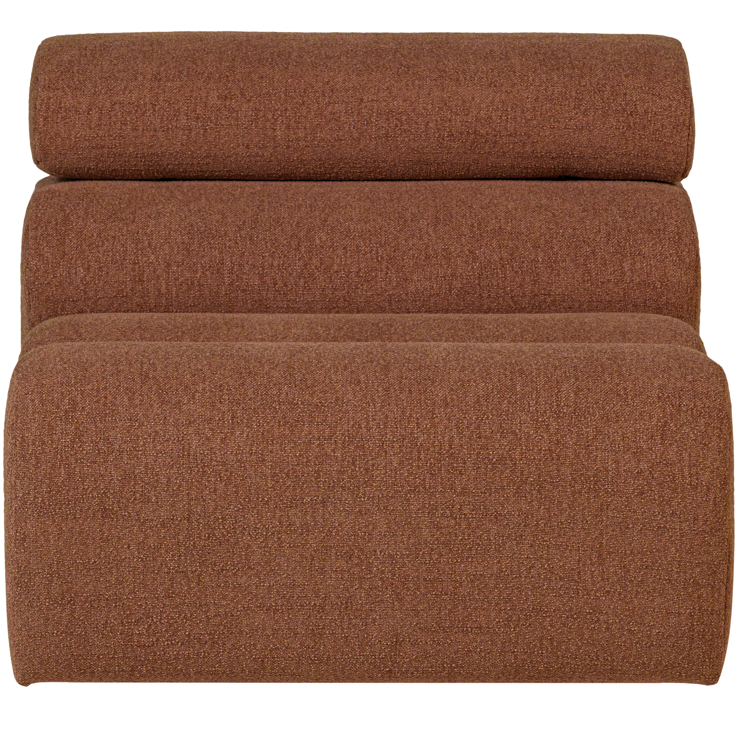 WOOOD canapea modulara NOVI 1-SEATER ELEMENT BOUCLE TERRA | 100% Pes | Terra | 86x82x113 cm
