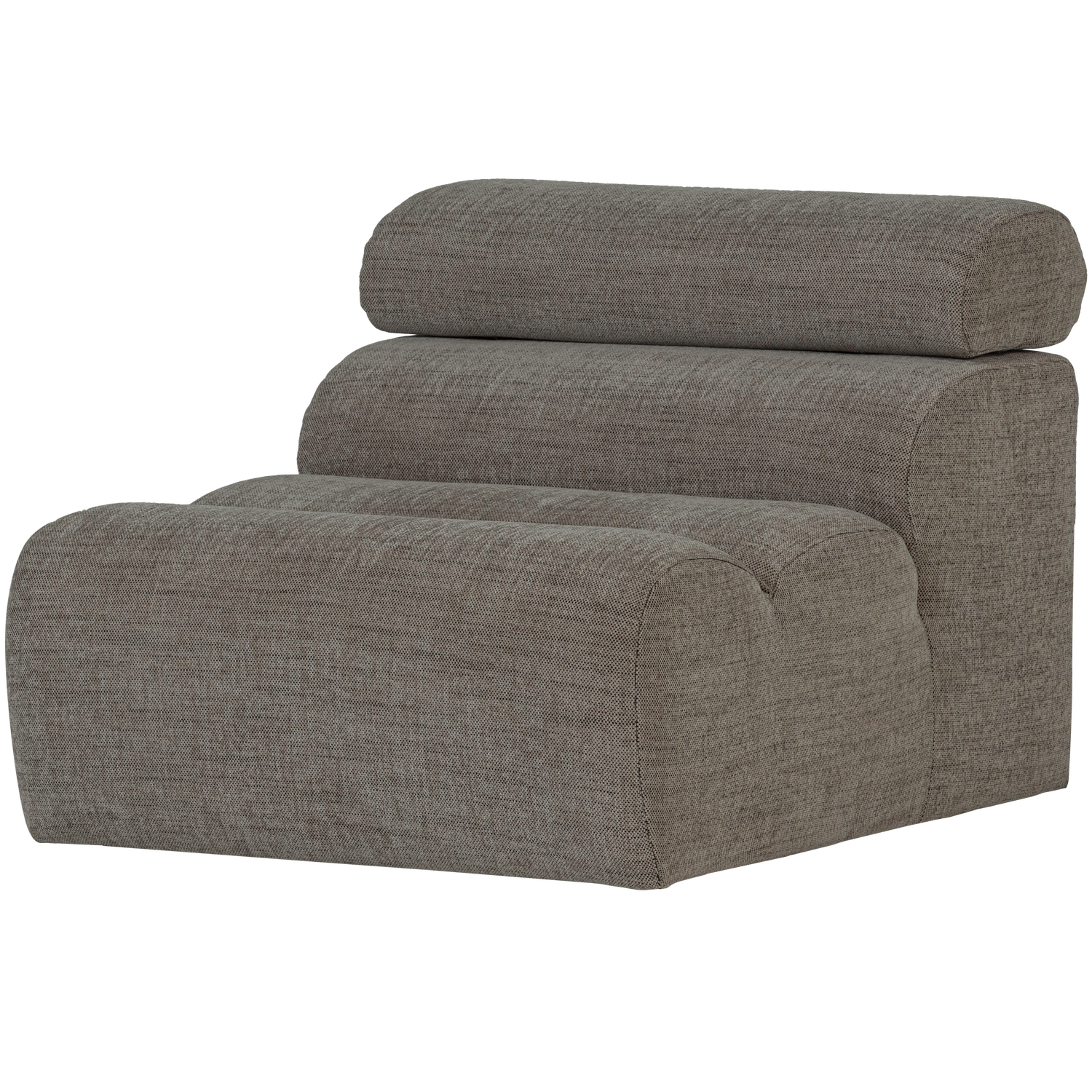 WOOOD canapea modulara NOVI 1-SEATER ELEMENT | 100% Pes | Maro | 86x82x113 cm