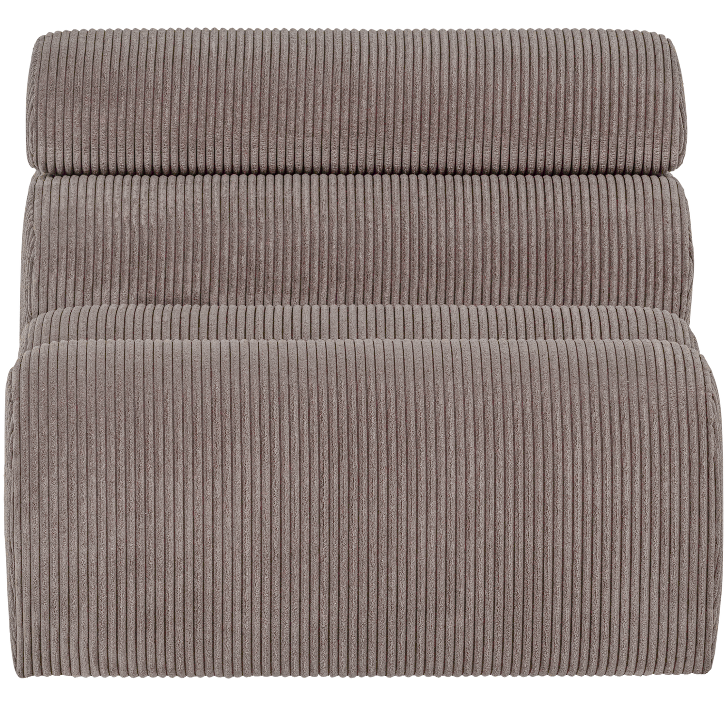 WOOOD canapea modulara NOVI 1-SEATER ELEMENT RIB FABRIC | 88% Pes / 12% Pac | Nisipiu | 86x82x113 cm