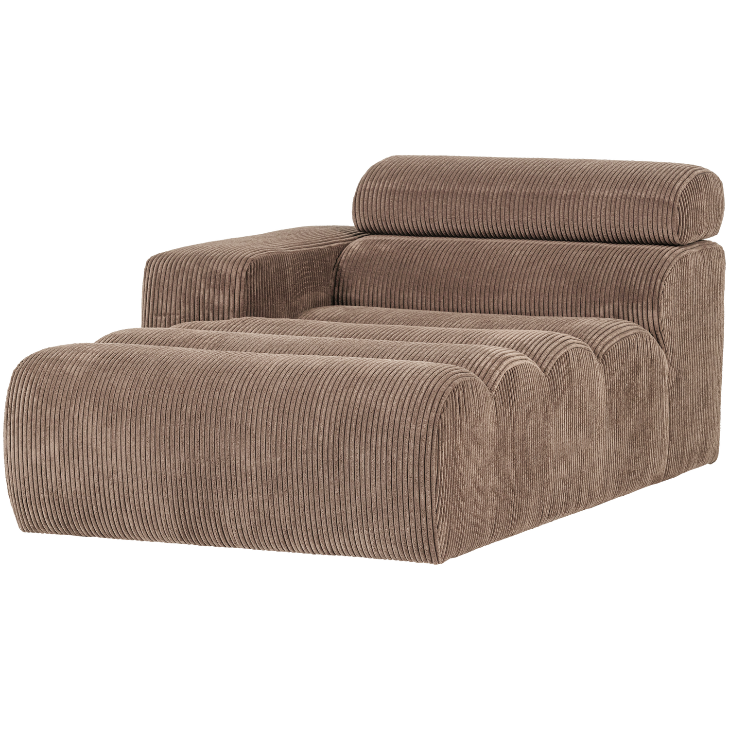 WOOOD canapea modulara NOVI CHAISE LONGUE ELEMENT | 88% Pes / 12% Pac | Taupe | 86x109x173 cm