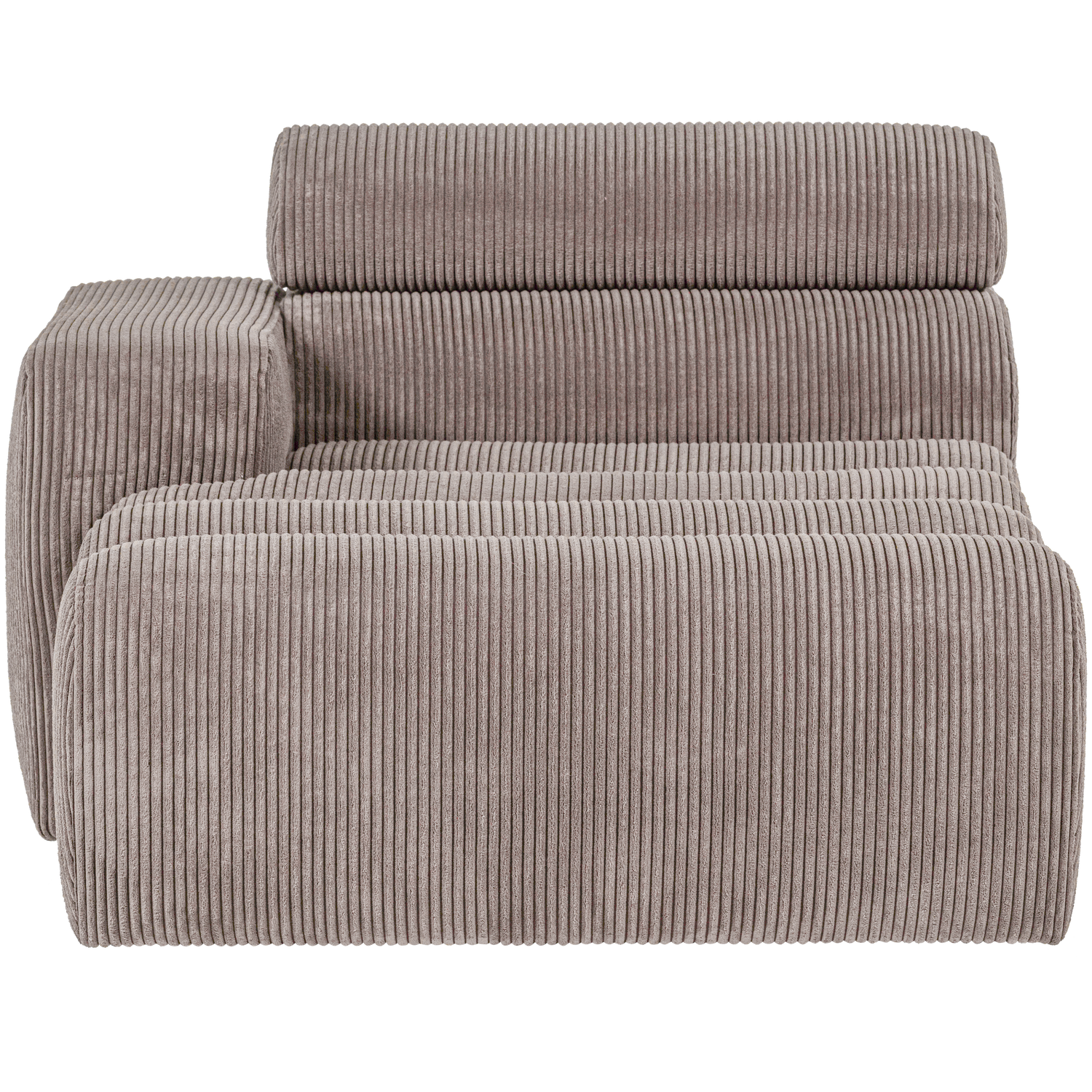 WOOOD canapea modulara NOVI CHAISE LONGUE ELEMENT | 88% Pes / 12% Pac | Nisipiu | 86x109x173 cm