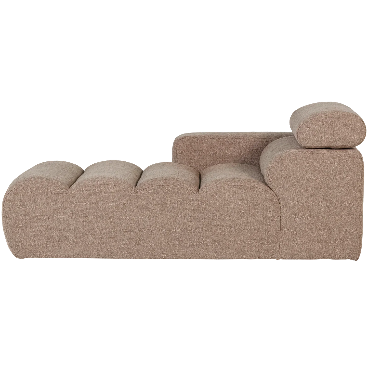 NOVI CHAISE LONGUE ELEMENT LEFT BOUCLE TAUPE