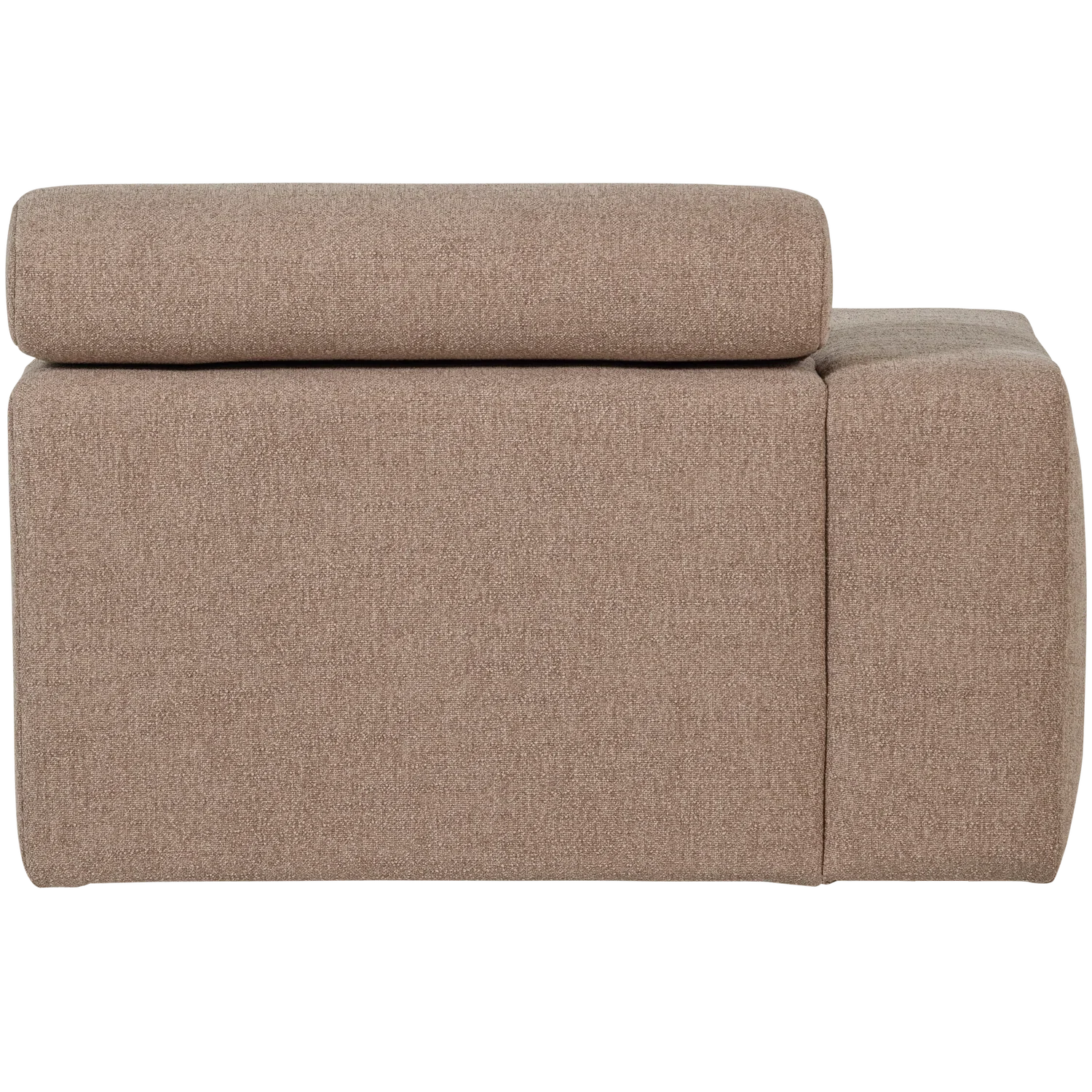 NOVI CHAISE LONGUE ELEMENT LEFT BOUCLE TAUPE