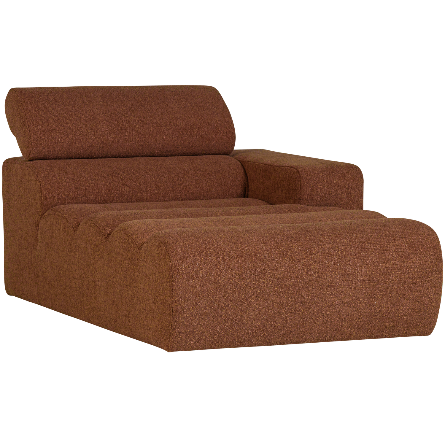 WOOOD canapea modulara NOVI CHAISE LONGUE ELEMENT | 100% Pes | Terra | 86x109x173 cm