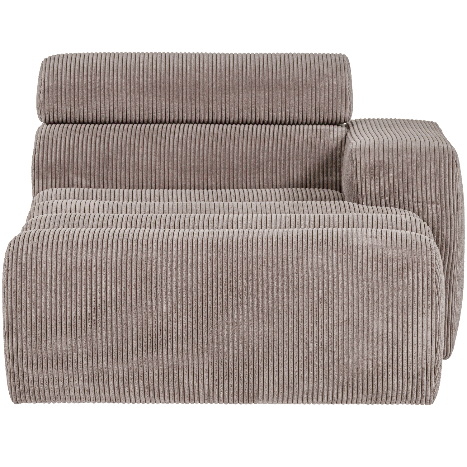 WOOOD canapea modulara NOVI CHAISE LONGUE ELEMENT | 88% Pes / 12% Pac | Nisipiu | 86x109x173 cm