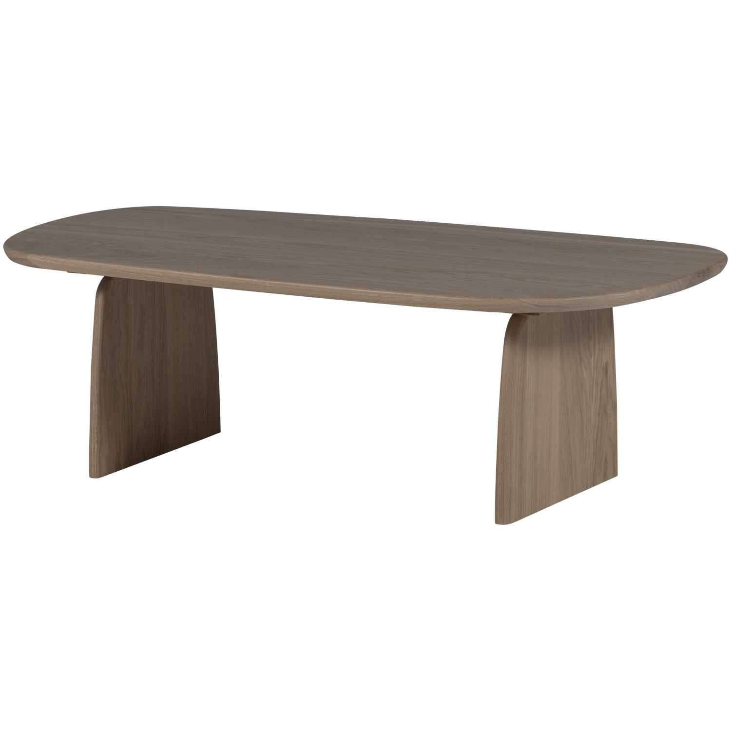 WOOOD masuta cafea TABLO | Stejar | Gri | 35x110x60 cm