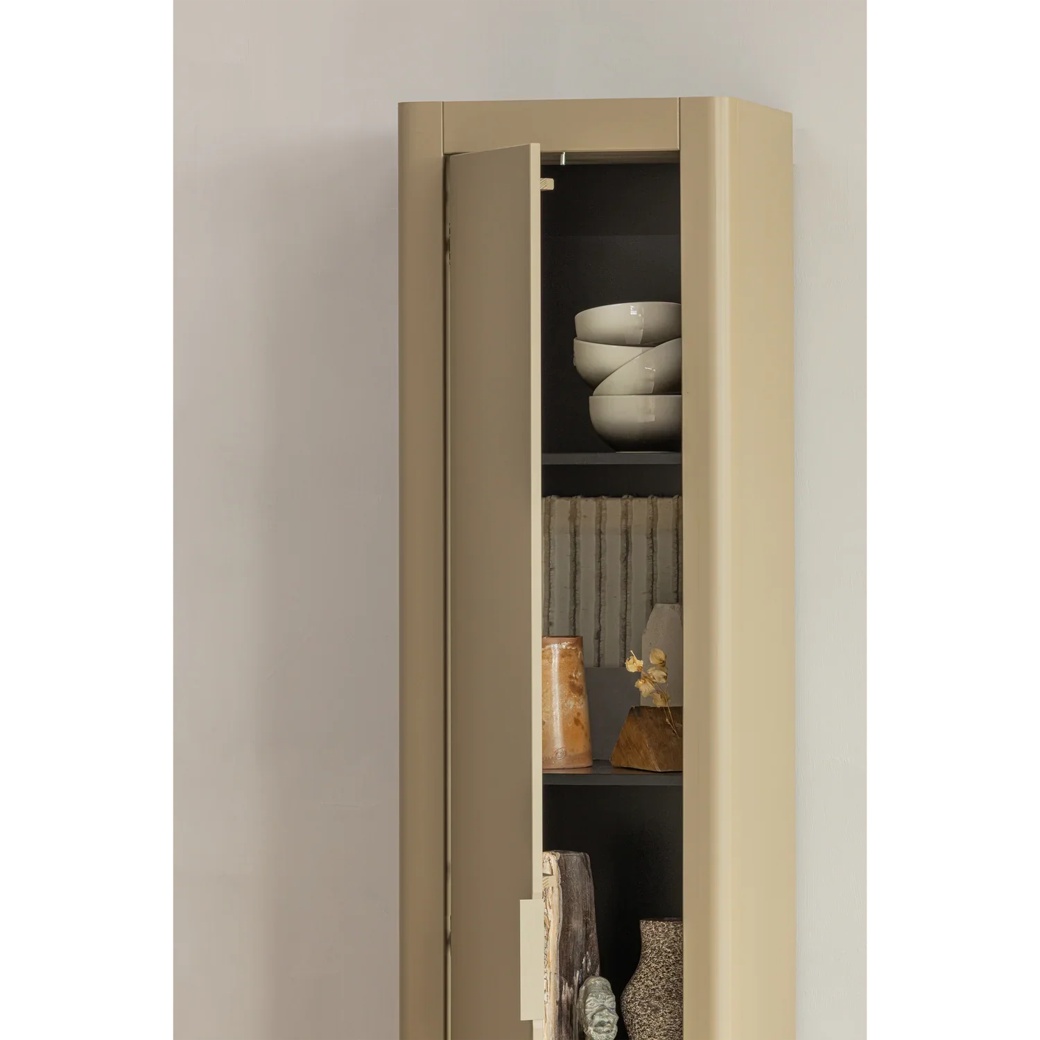 GUNNAR SMALL HIGH CABINET PINE MUD [fsc]