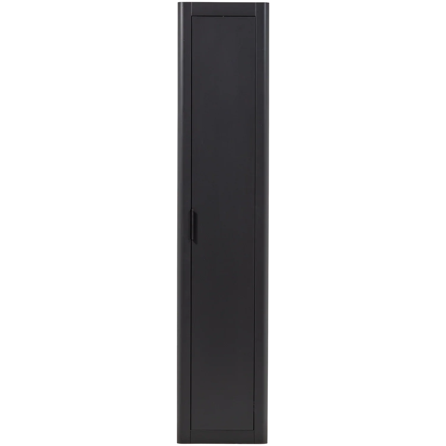 GUNNAR SMALL HIGH CABINET PINE MATT BLACK [fsc]