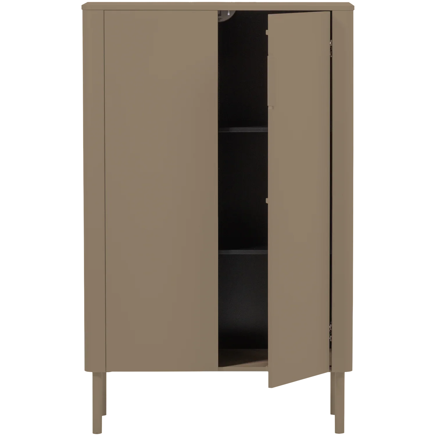 GUNNAR 2-DOORS CABINET PINE MUD [fsc]