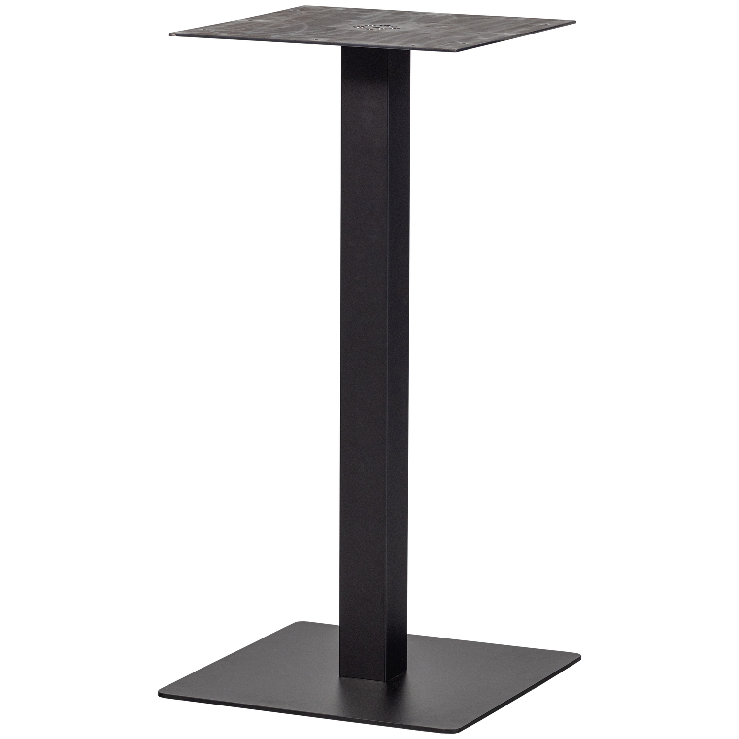 BISTRO SQUARE BAR TABLE TUBE LEG METAL LEG BLACK 105x50x50CM