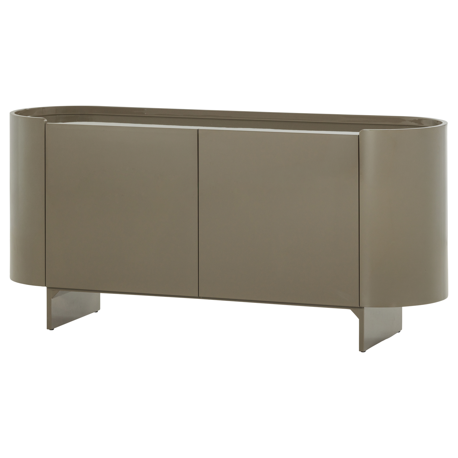 WOOOD mobila TV LIORA | PAL | Verde | 75x160x45 cm