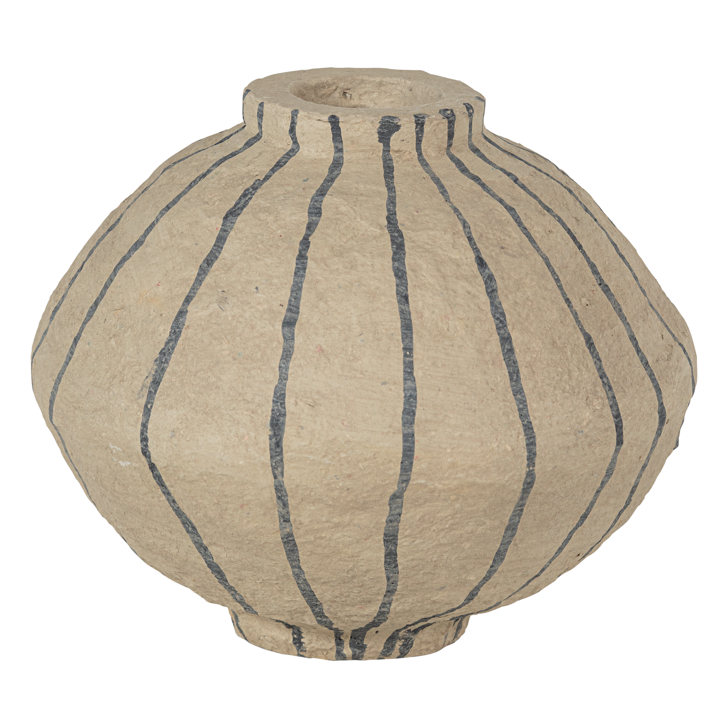 WOOOD decoratiune KARO DECORATION | Paper Mache | Nisipiu | 30x35x35 cm