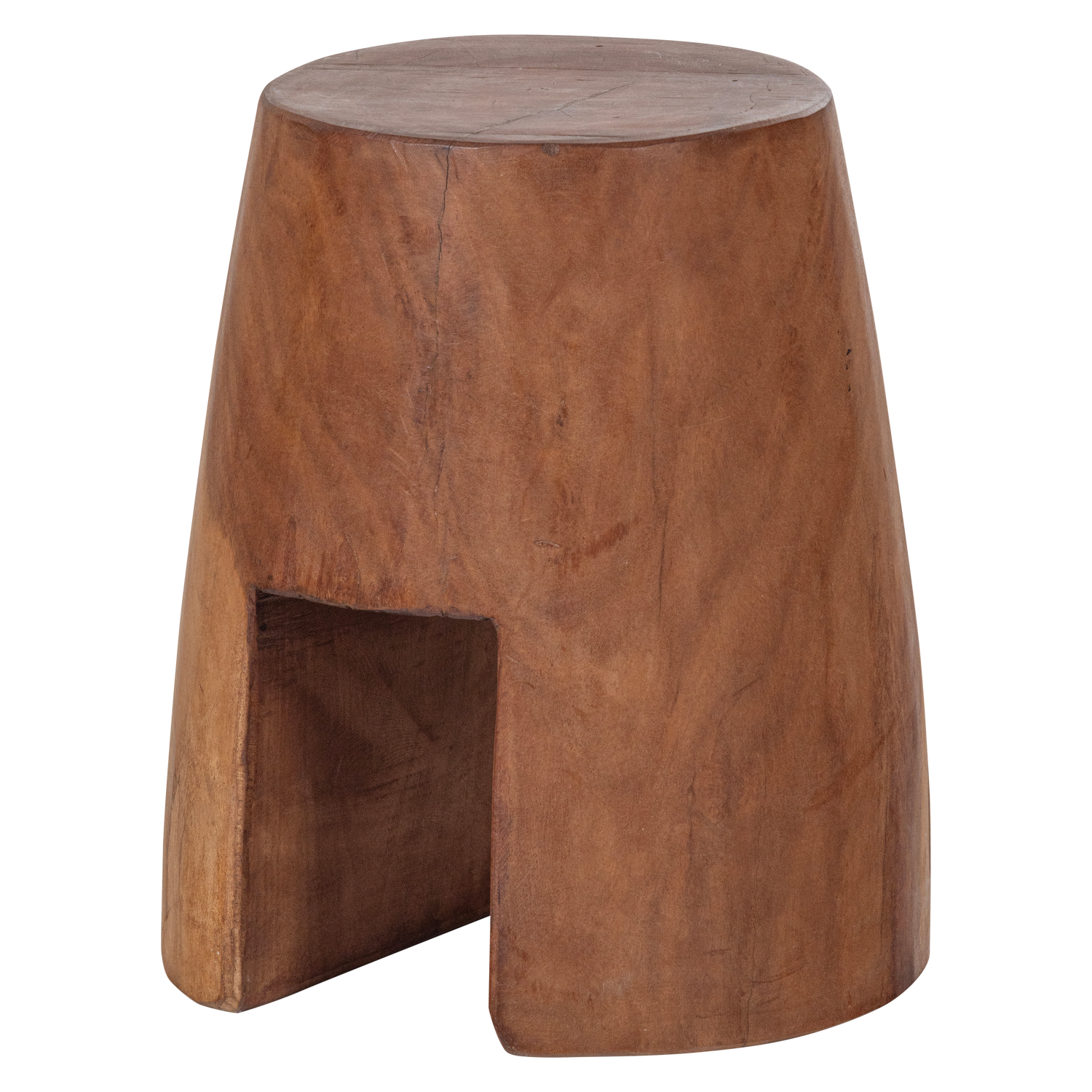WOOOD taburet VIRI | Lemn | Natural | 25x22x22 cm