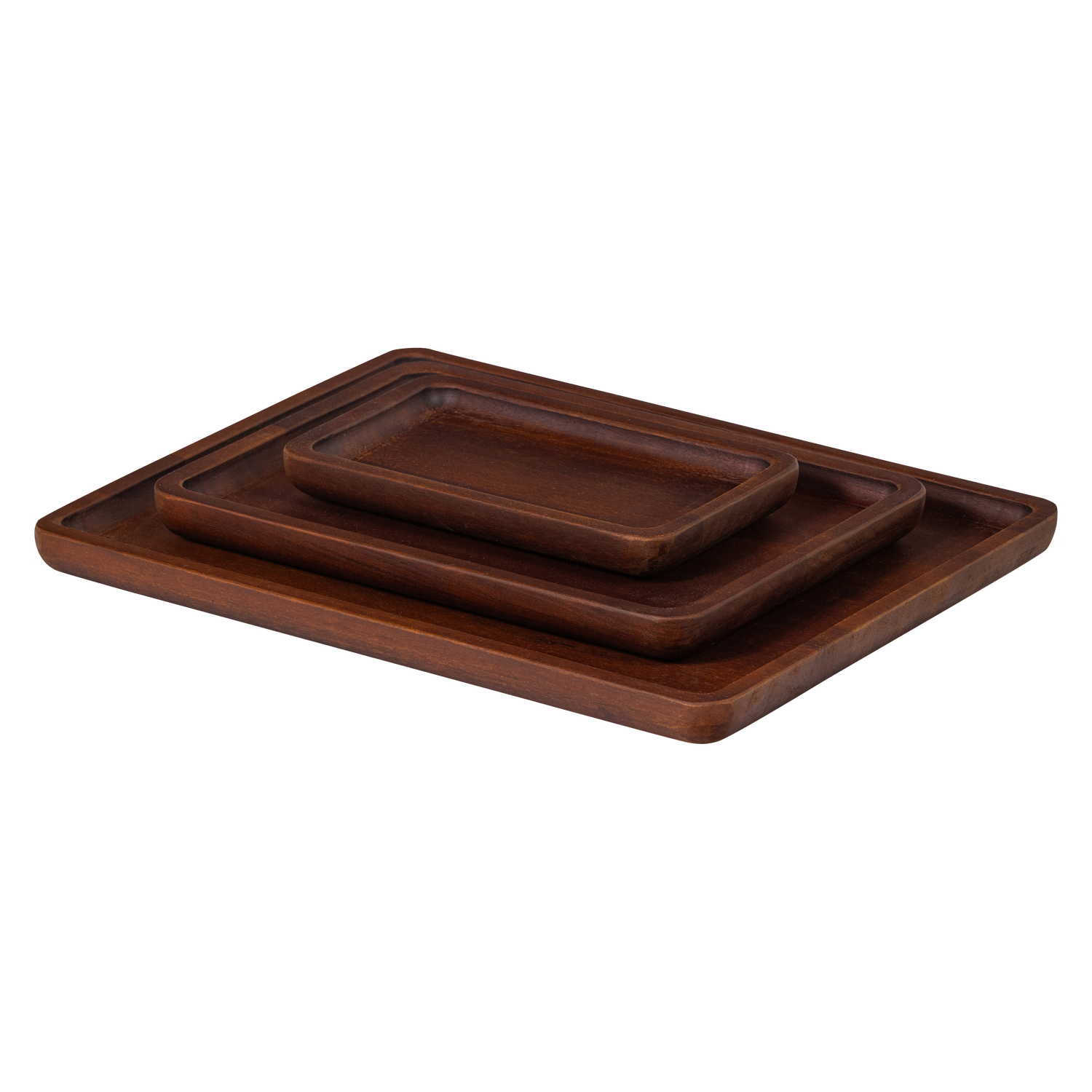 WOOOD tava TRAYLA SERVING | Lemn | Maro | 3x45x35 cm