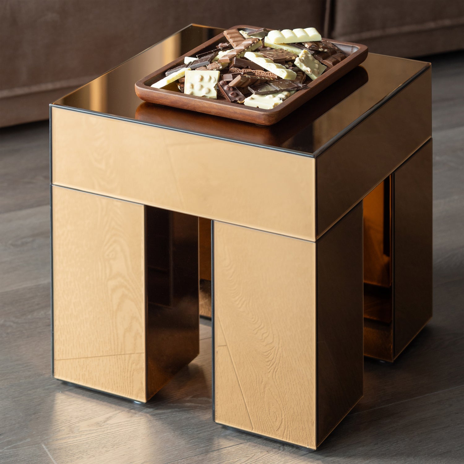 WOOOD tava TRAYLA SERVING | Lemn | Maro | 3x45x35 cm