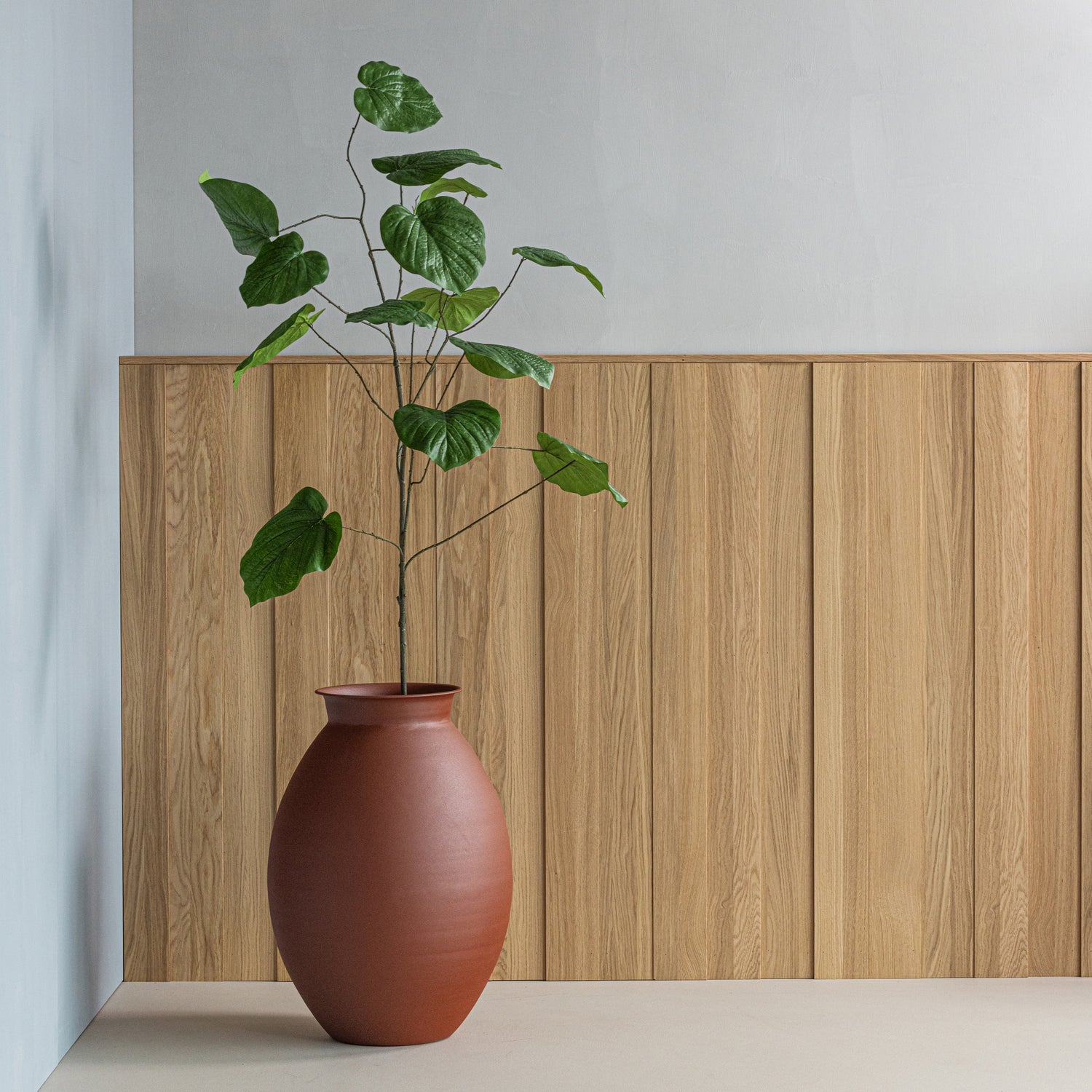 WOOOD decoratiune CARO | Metal | Maro | 70x50x50 cm