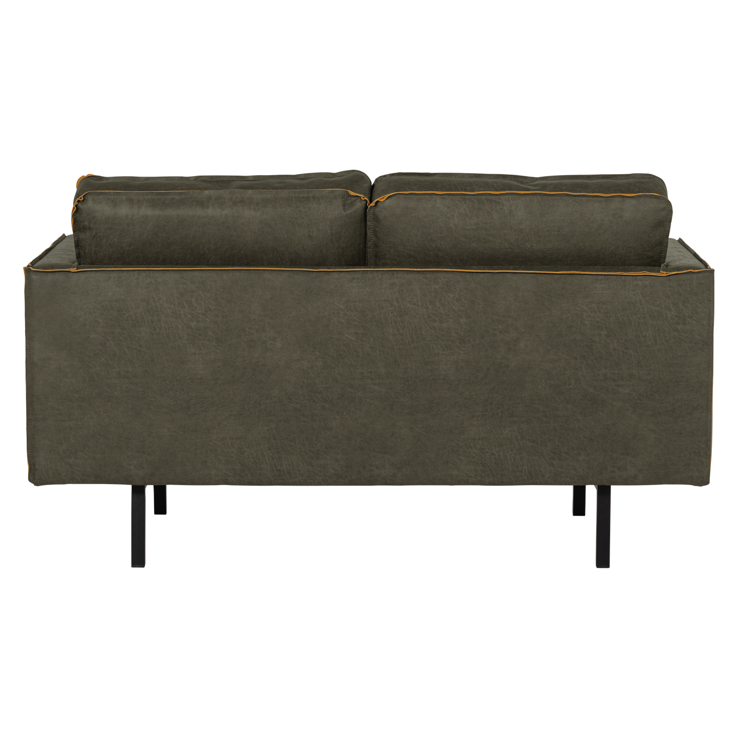 WOOOD canapea 2 locuri RODEO | Piele | Army | 85x150x86 cm