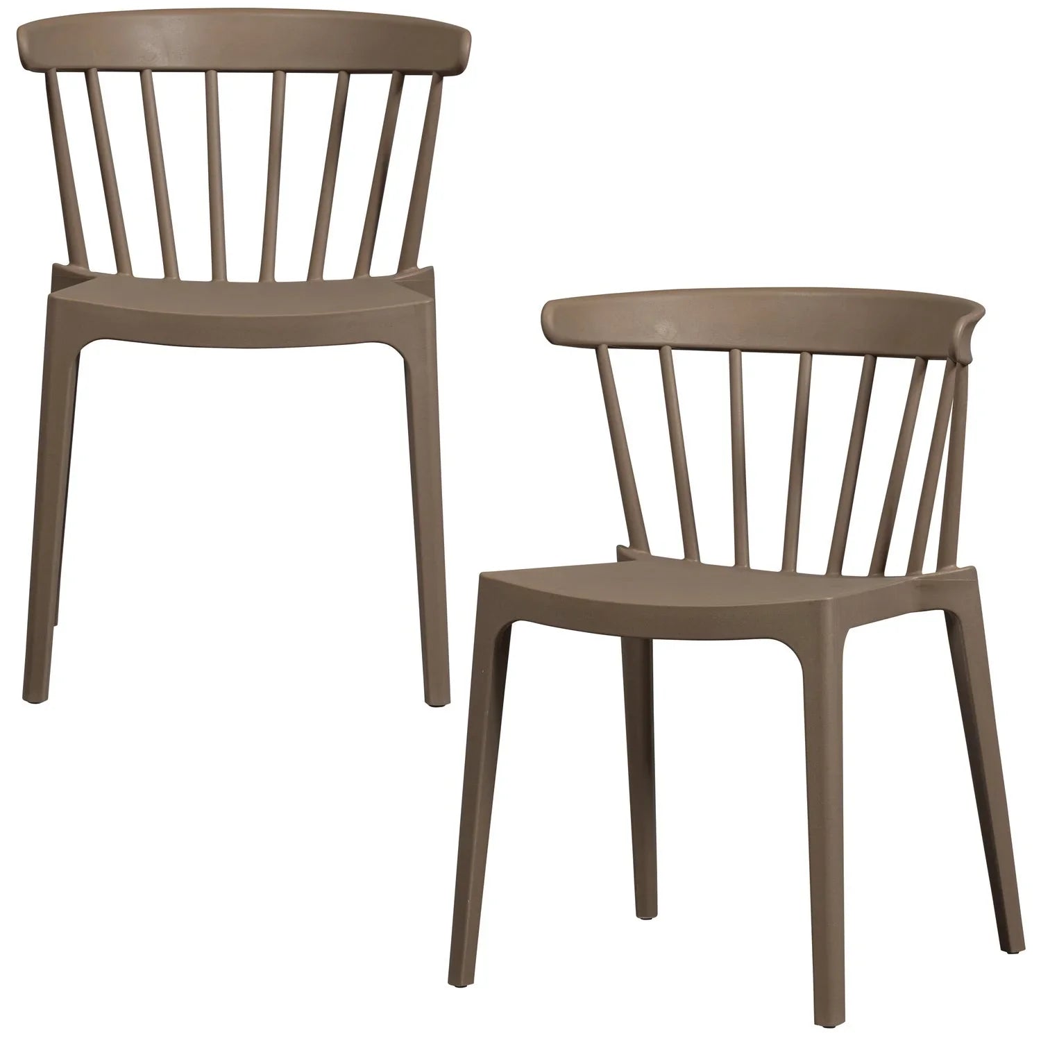 BLISS GARDEN CHAIR WITH BARS ORGANIC FIBER BROWN MELANGE