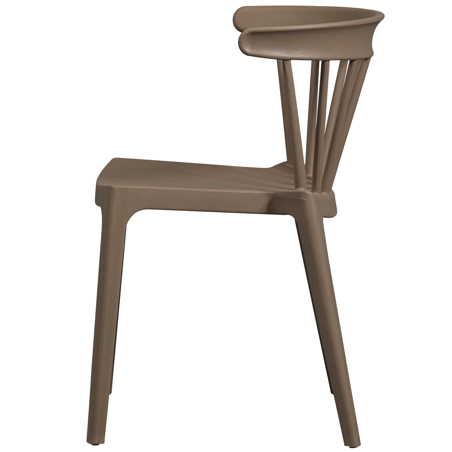 BLISS GARDEN CHAIR WITH BARS ORGANIC FIBER BROWN MELANGE