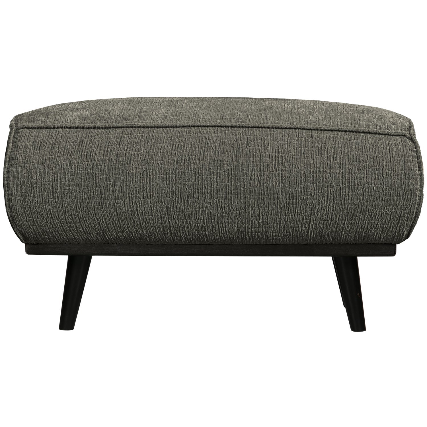 WOOOD taburet STATEMENT HOCKER STRUCTURE VELVET FROST | 100% Pes | Frost | 40x80x55 cm