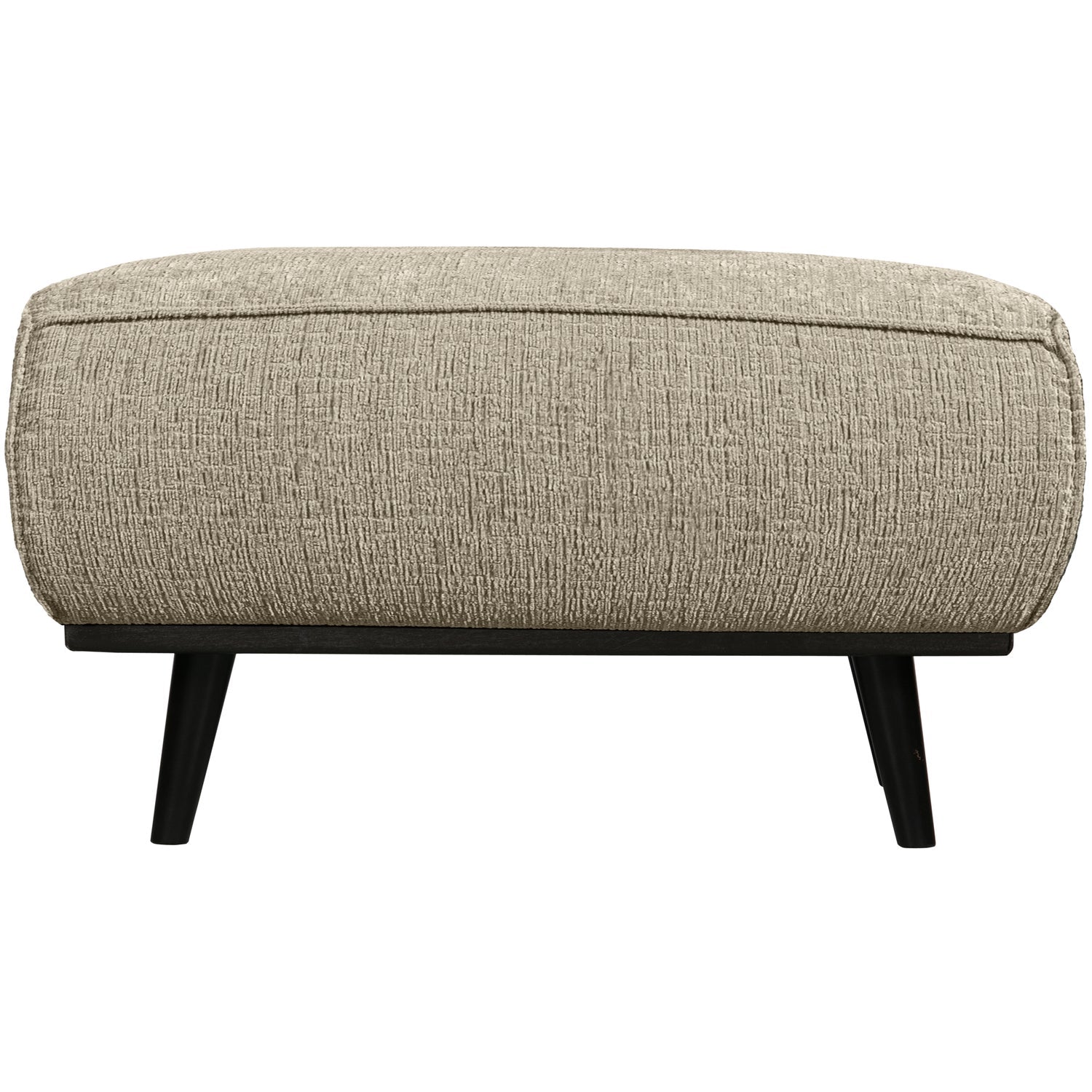 WOOOD taburet STATEMENT HOCKER STRUCTURE VELVET WHEATFIELD | 100% Pes | Wheatfield | 40x80x55 cm