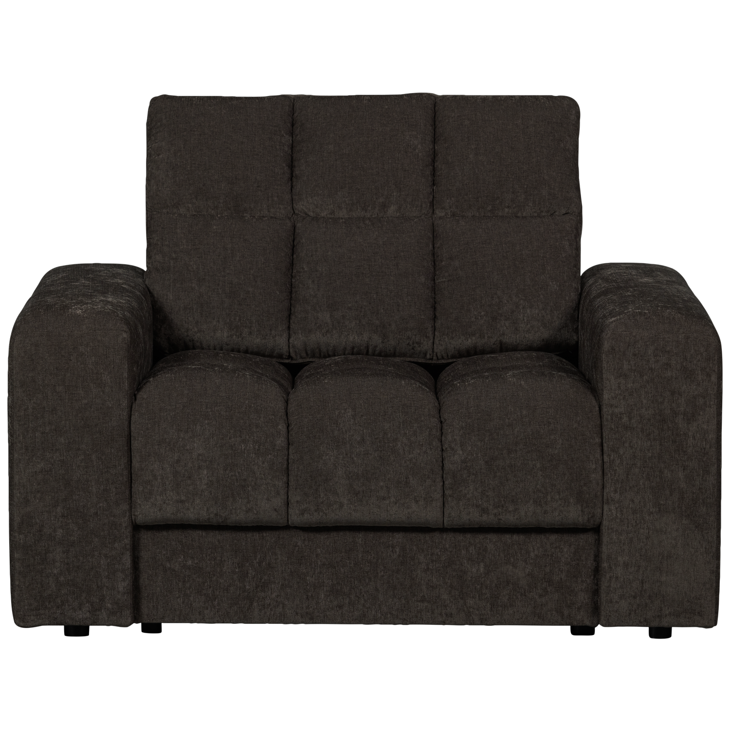 WOOOD fotoliu SECOND DATE ARMCHAIR VELVET | 100% Pes | Antracit | 78x103x99 cm