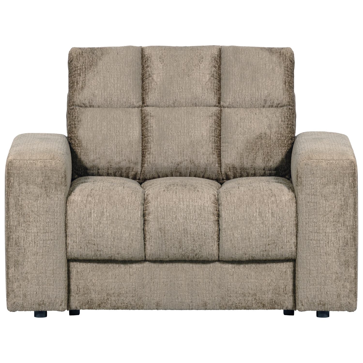 WOOOD fotoliu SECOND DATE ARMCHAIR STRUCTURE VELVET WHEATFIELD | 100% Pes | Wheatfield | 78x103x99 cm