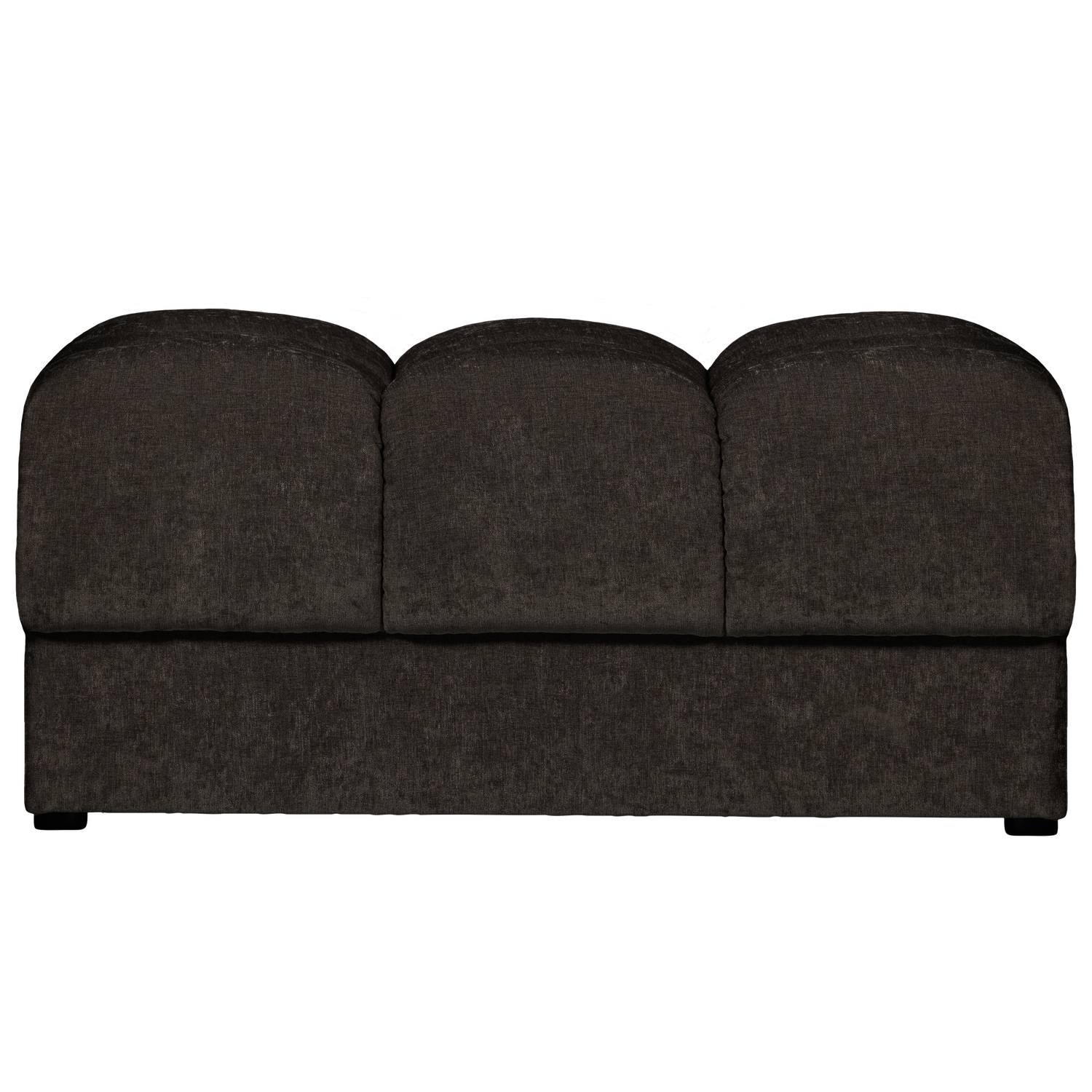 WOOOD taburet SECOND DATE HOCKER VINTAGE | 100% Pes | Antracit | 42x82x61 cm