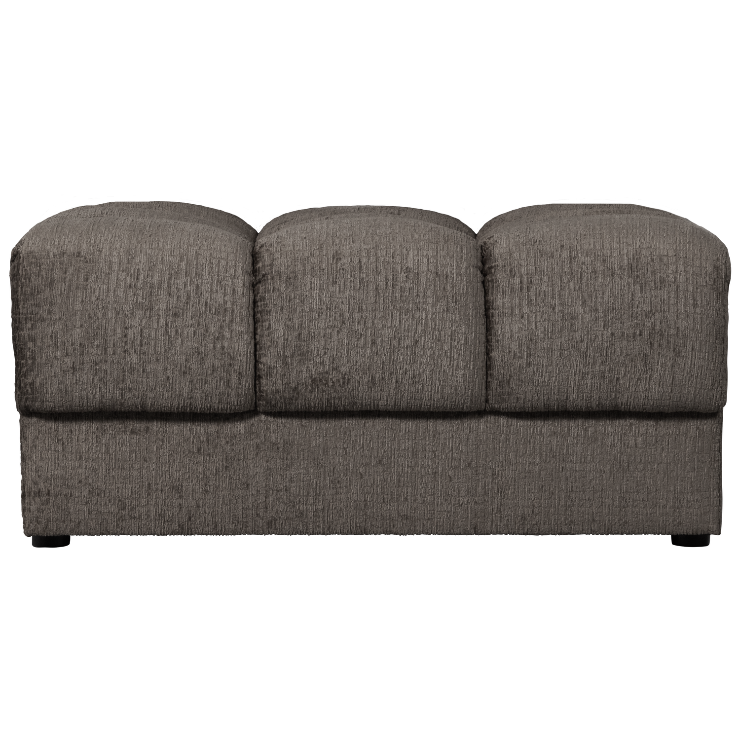 WOOOD taburet SECOND DATE HOCKER STRUCTURE VELVET MOUNTAIN | 100% Pes | Mountain | 42x82x61 cm