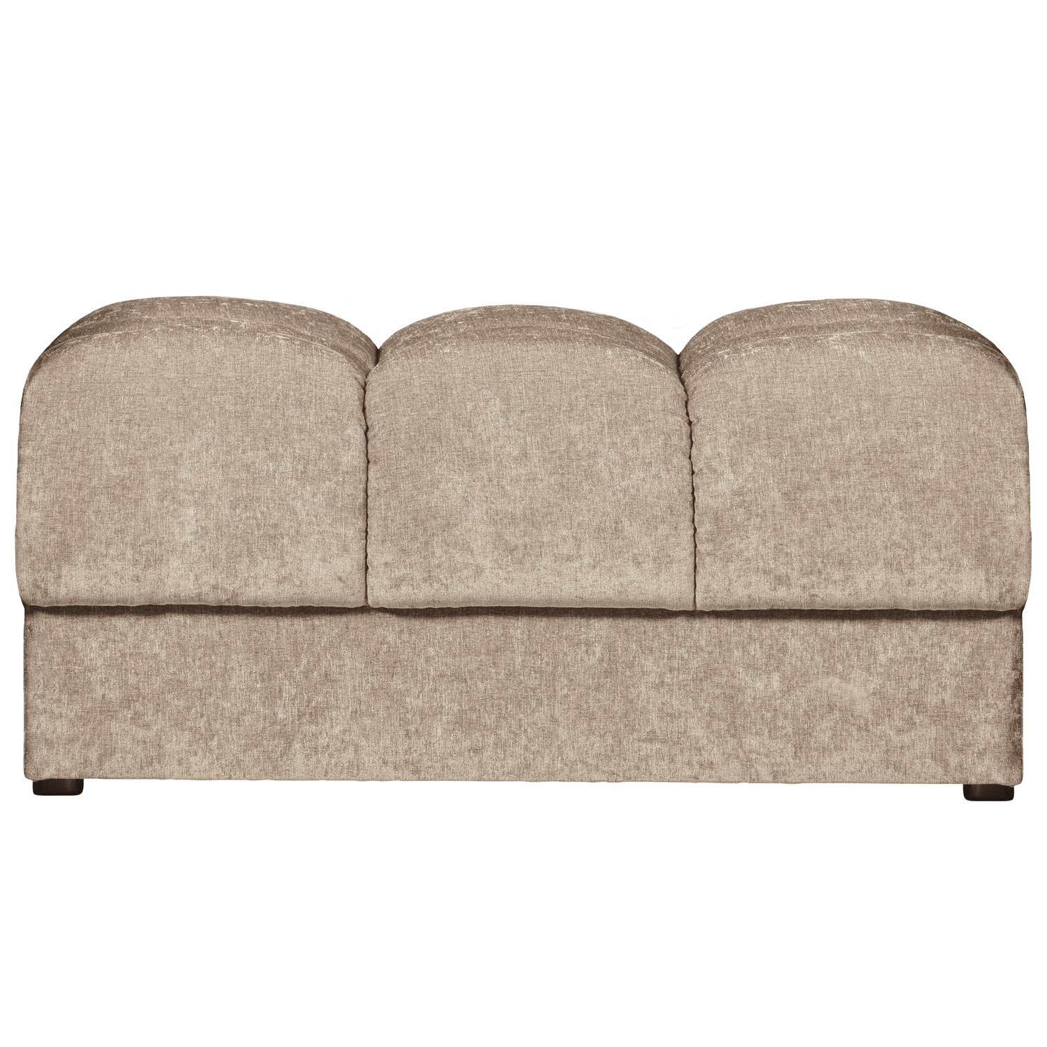 WOOOD taburet SECOND DATE HOCKER VINTAGE NOUGAT | 100% Pes | Nougat | 42x82x61 cm
