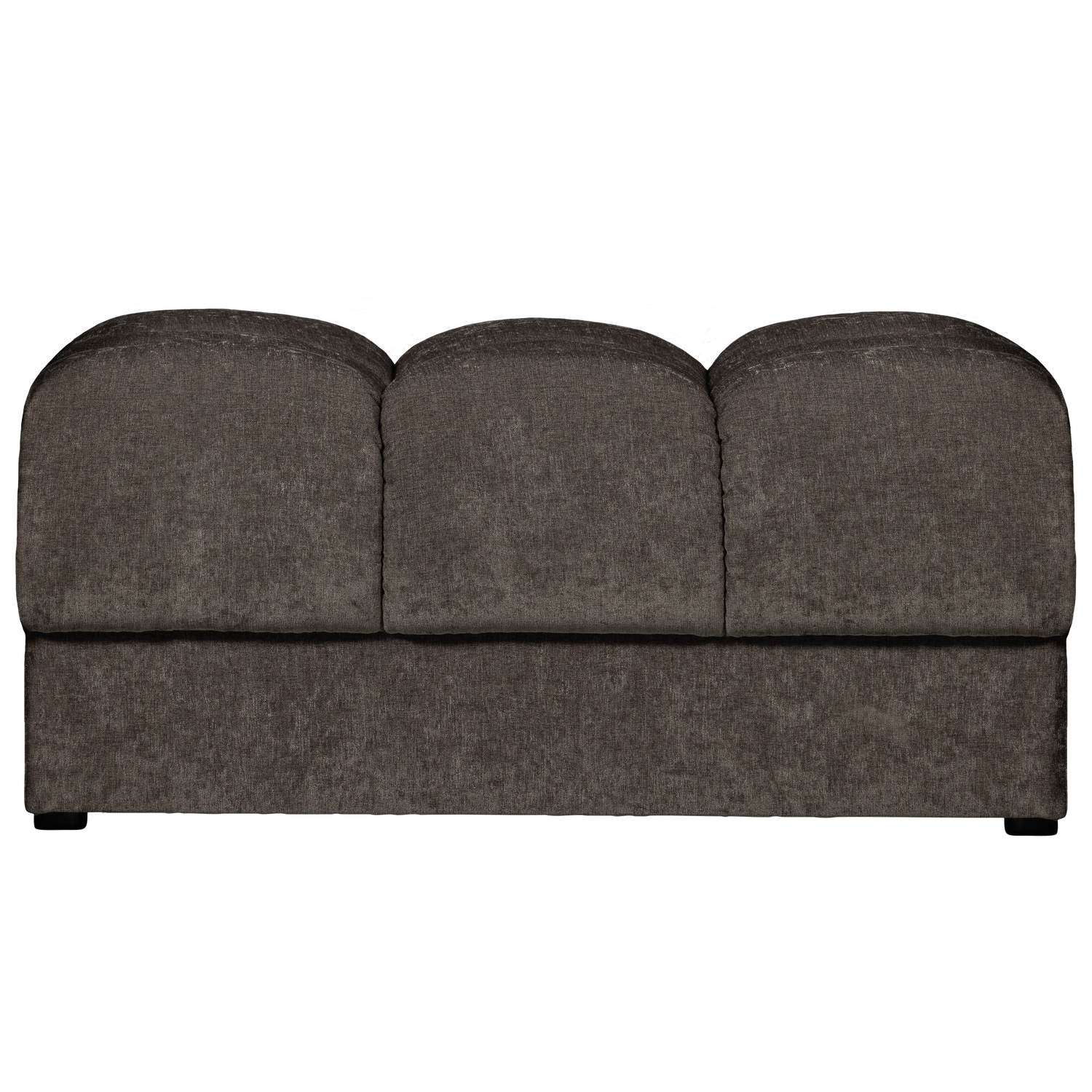 WOOOD taburet SECOND DATE HOCKER VINTAGE WARM | 100% Pes | Gri cald | 42x82x61 cm