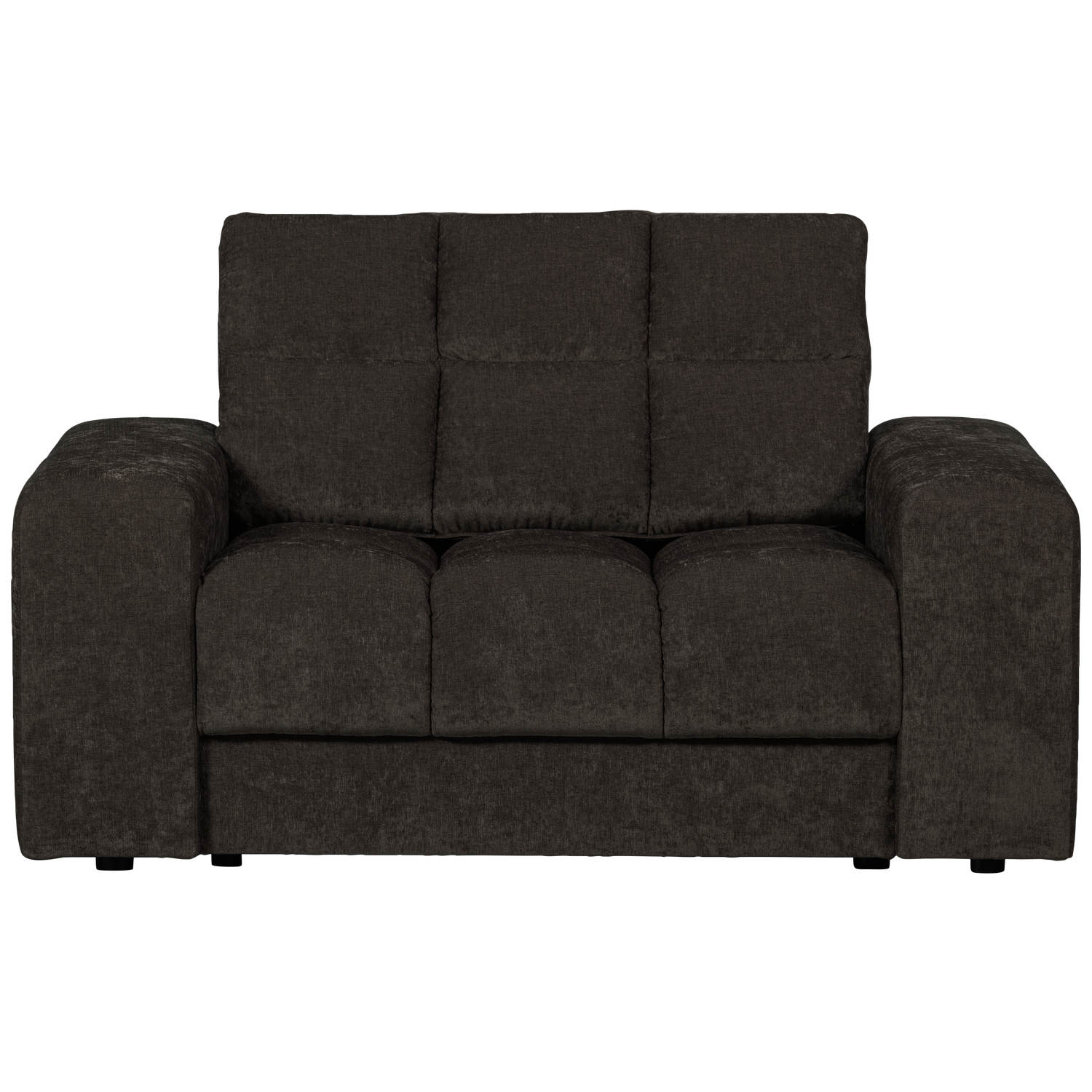 WOOOD fotoliu SECOND DATE LOVESEAT VINTAGE | 100% Pes | Antracit | 78x136x101 cm