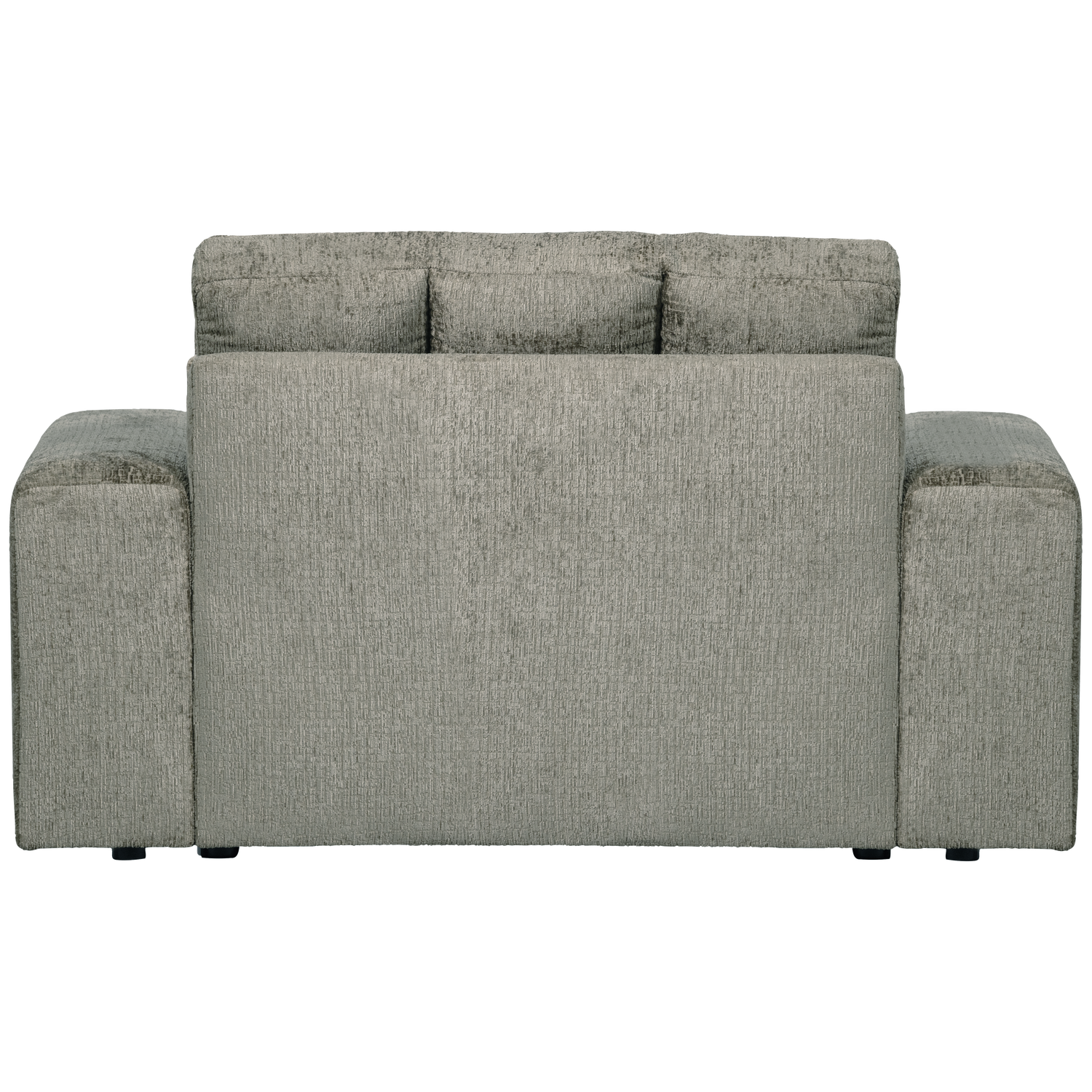 WOOOD fotoliu SECOND DATE LOVESEAT STRUCTURE VELVET FROST | 100% Pes | Frost | 78x136x101 cm