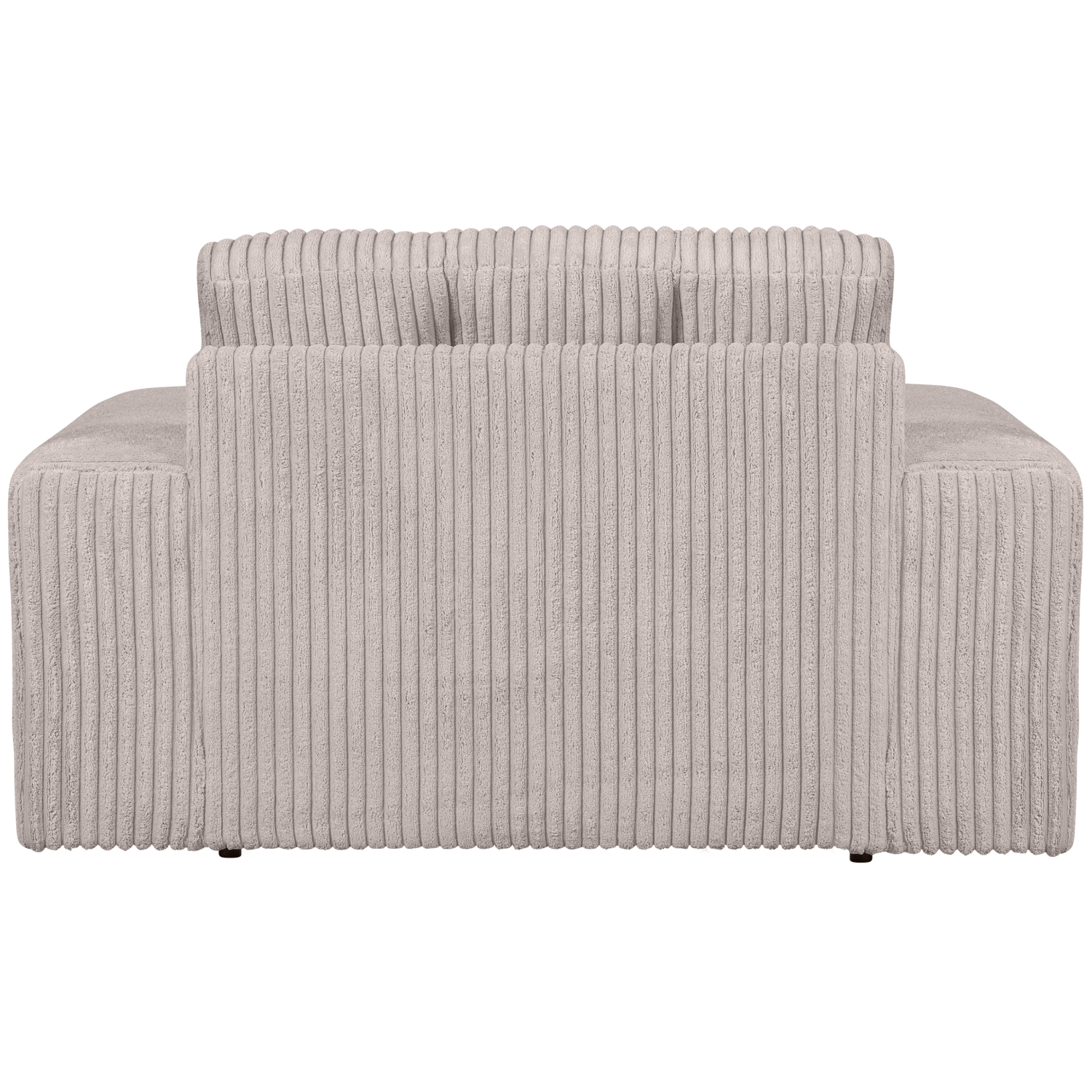 WOOOD fotoliu SECOND DATE LOVESEAT RIB FABRIC | 100% Pes | Natural | 78x136x101 cm
